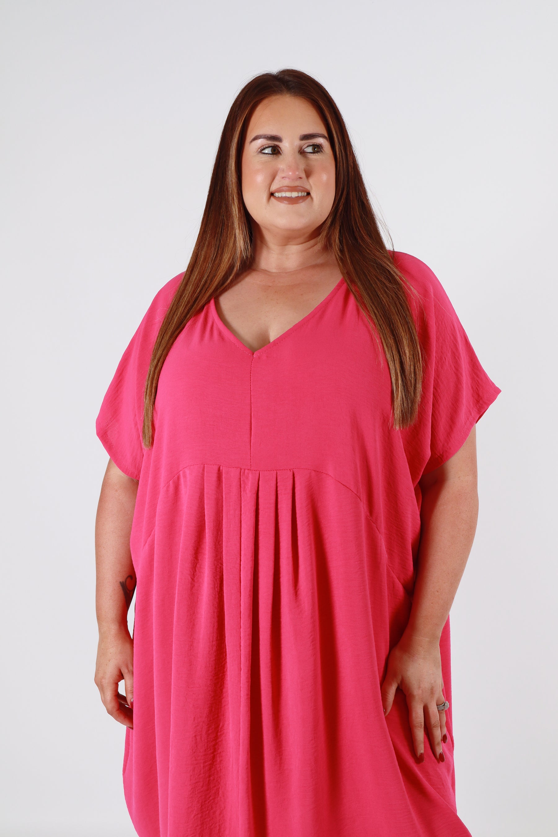Lexi Dress in Fuchsia