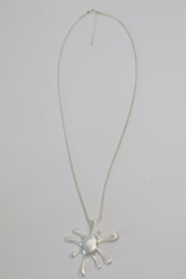 Splat Necklace in Silver