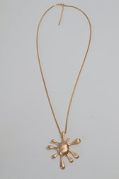 Splat Necklace in Gold