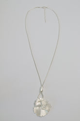 Poppy Necklace in Silver