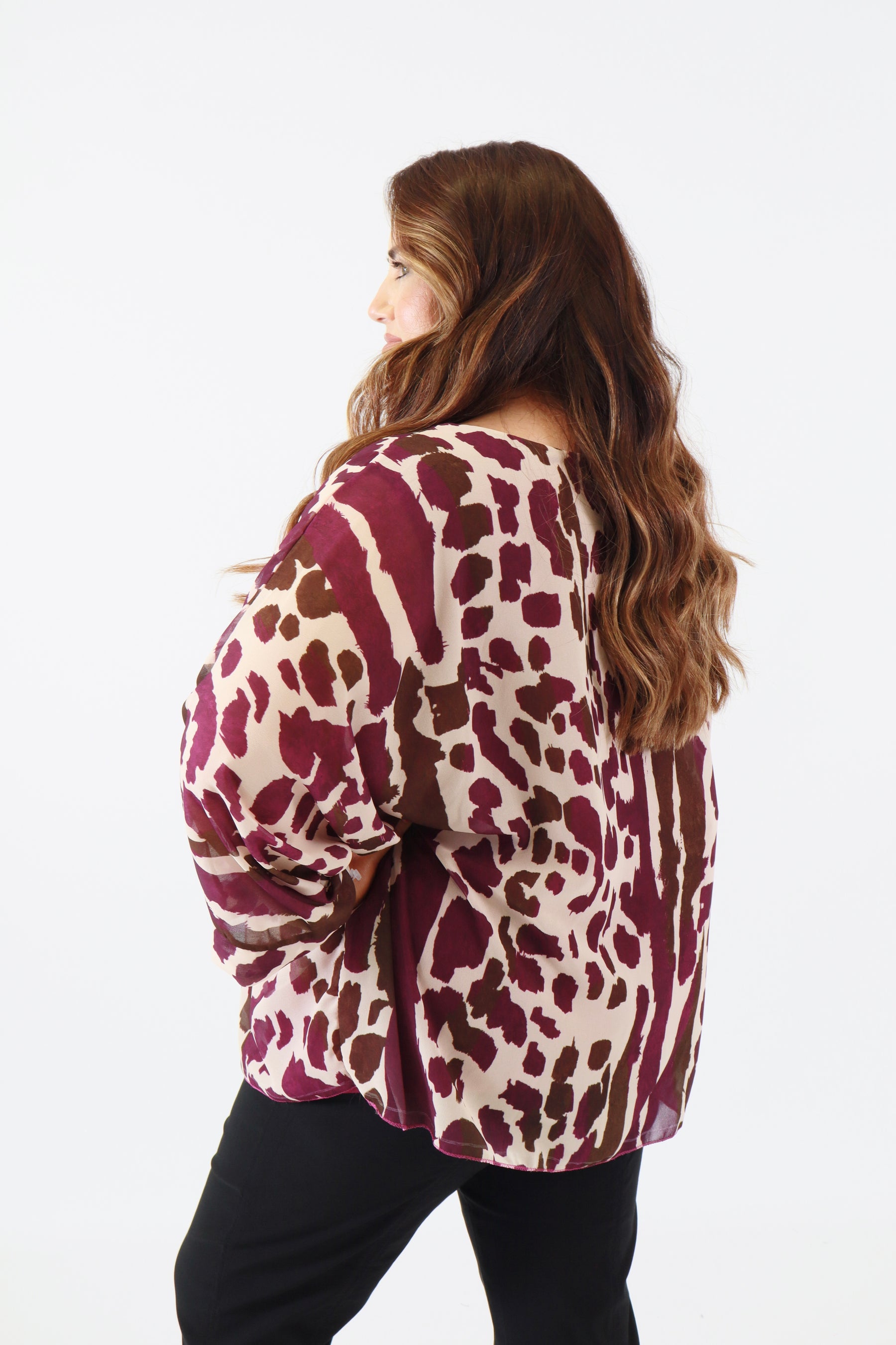 Vanessa Blouse in Purple