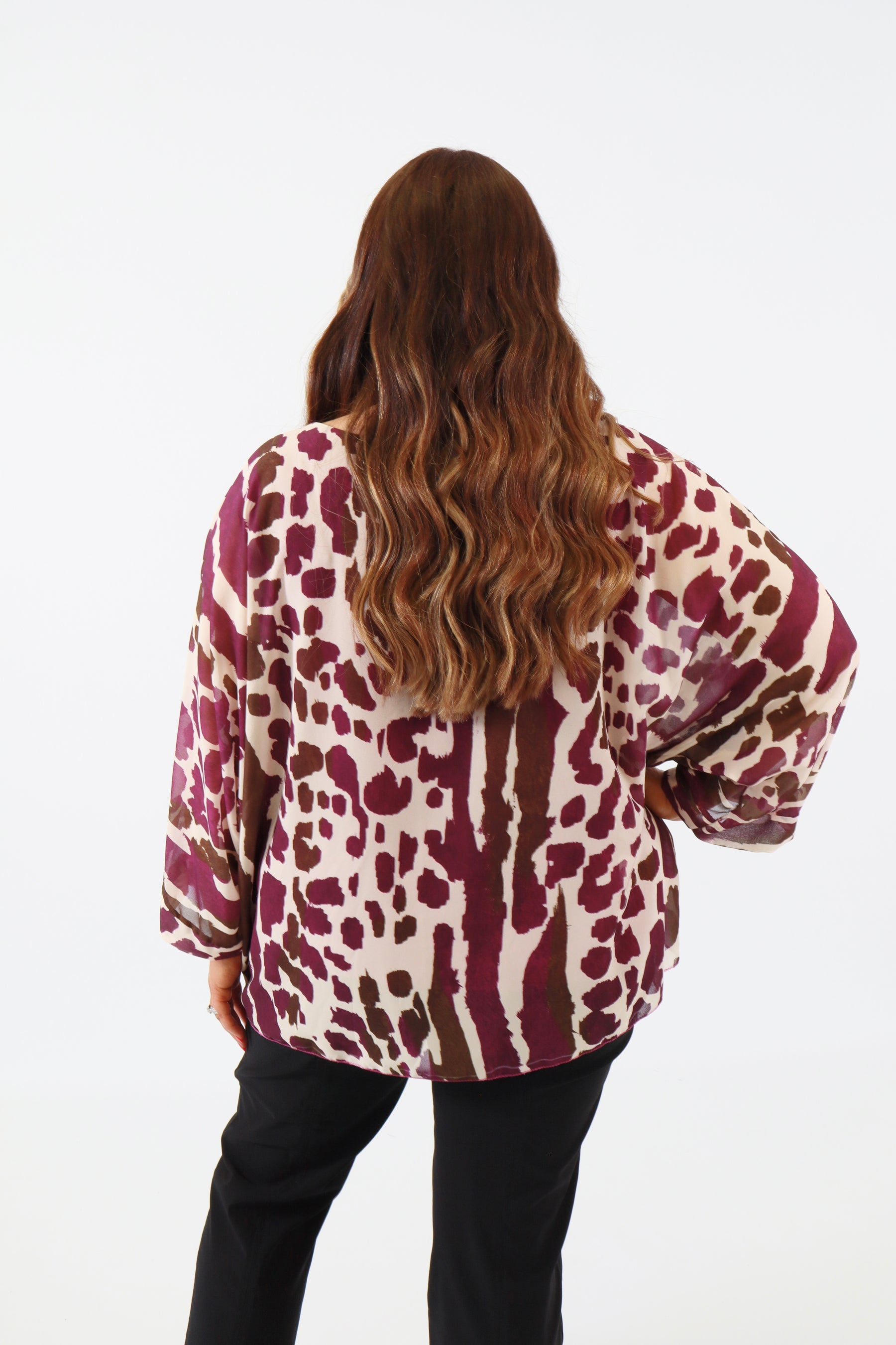 Vanessa Blouse in Purple