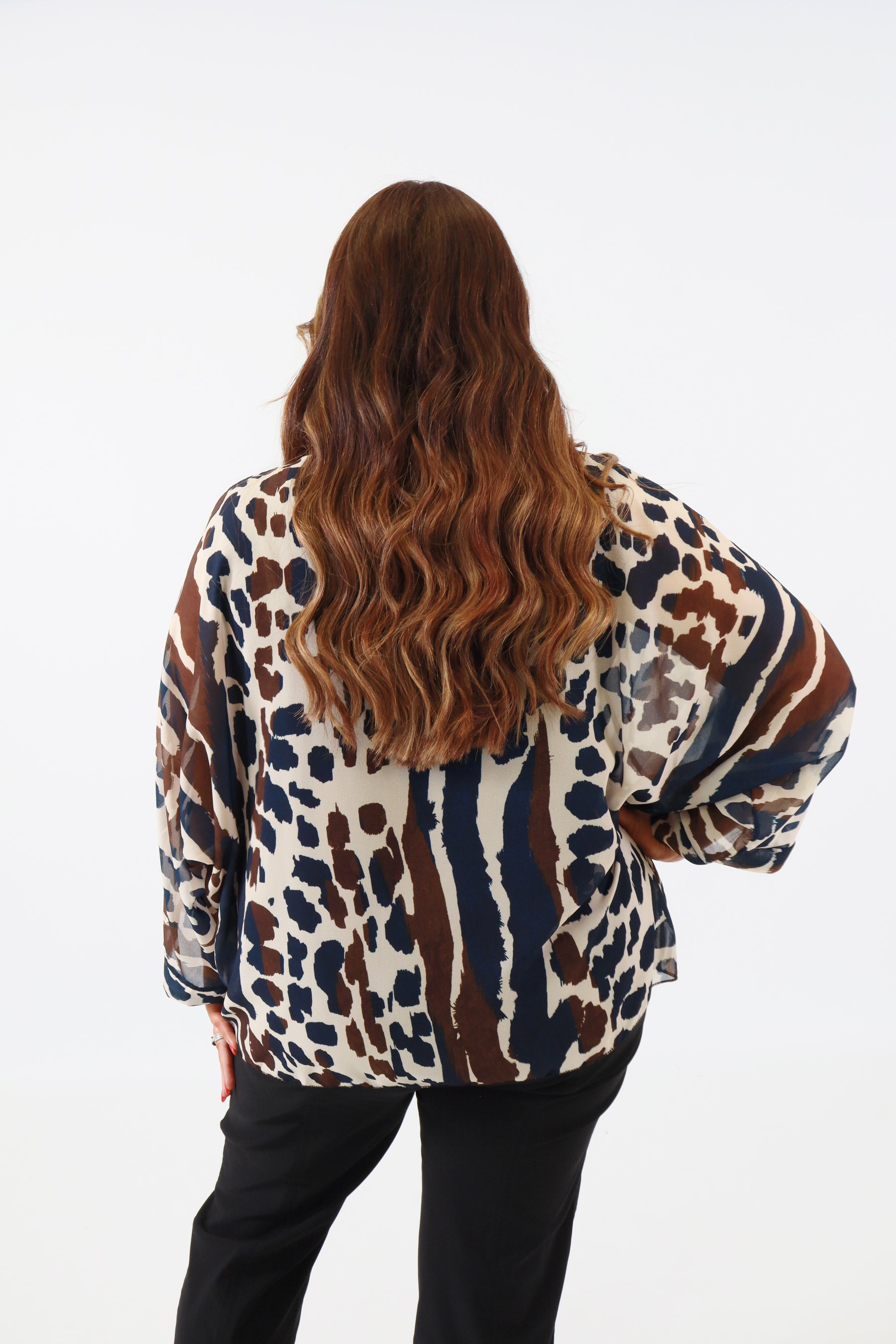 Vanessa Blouse in Navy