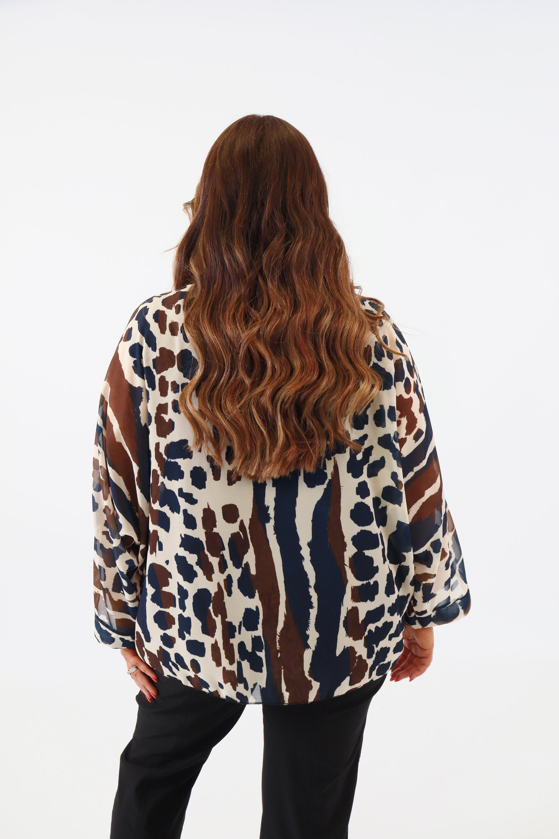 Vanessa Blouse in Navy
