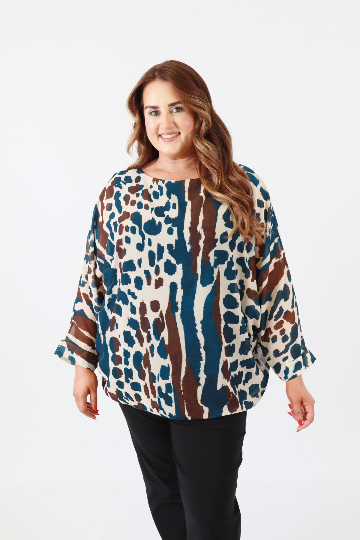 Vanessa Blouse in Teal