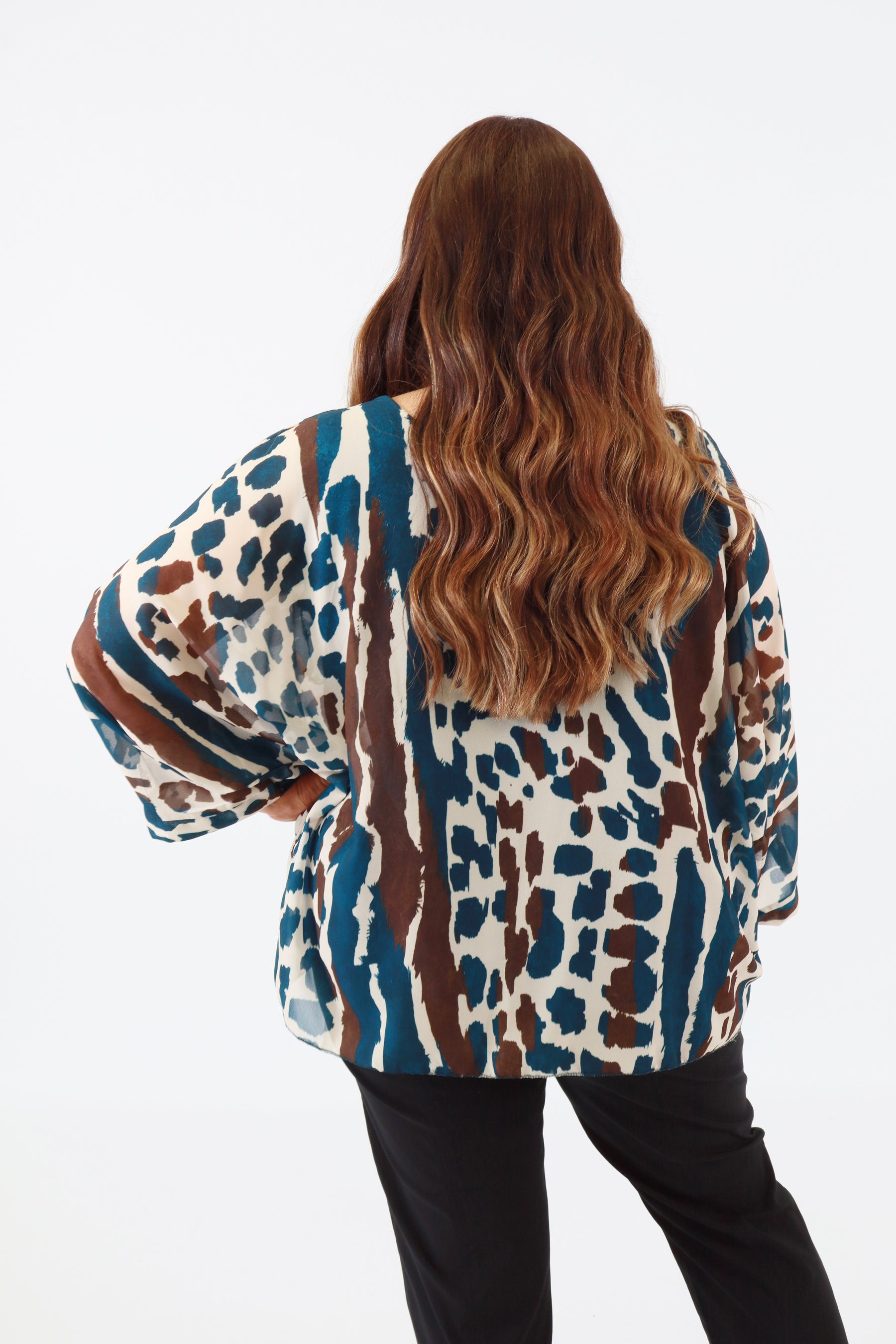 Vanessa Blouse in Teal