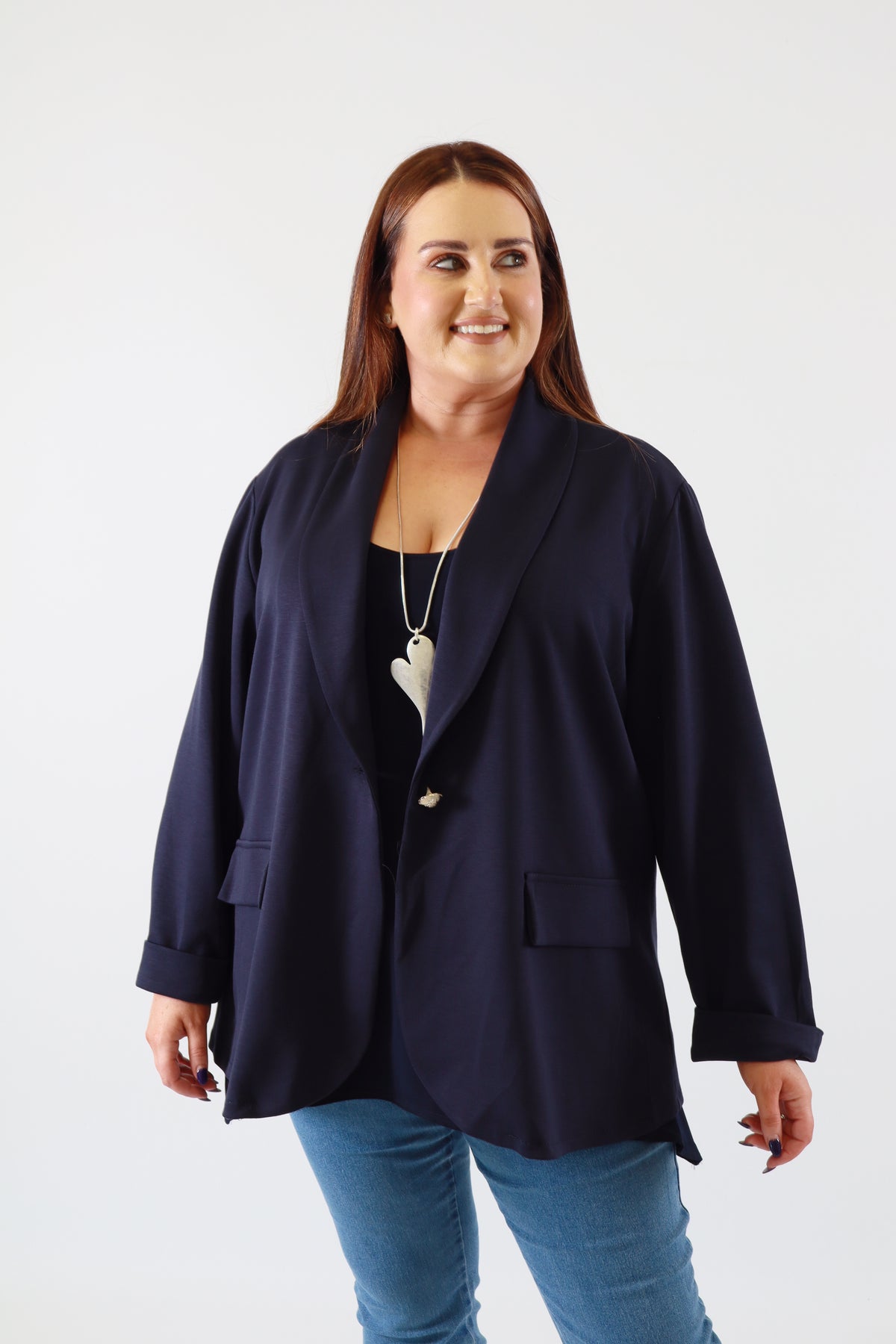Liv Blazer in Navy