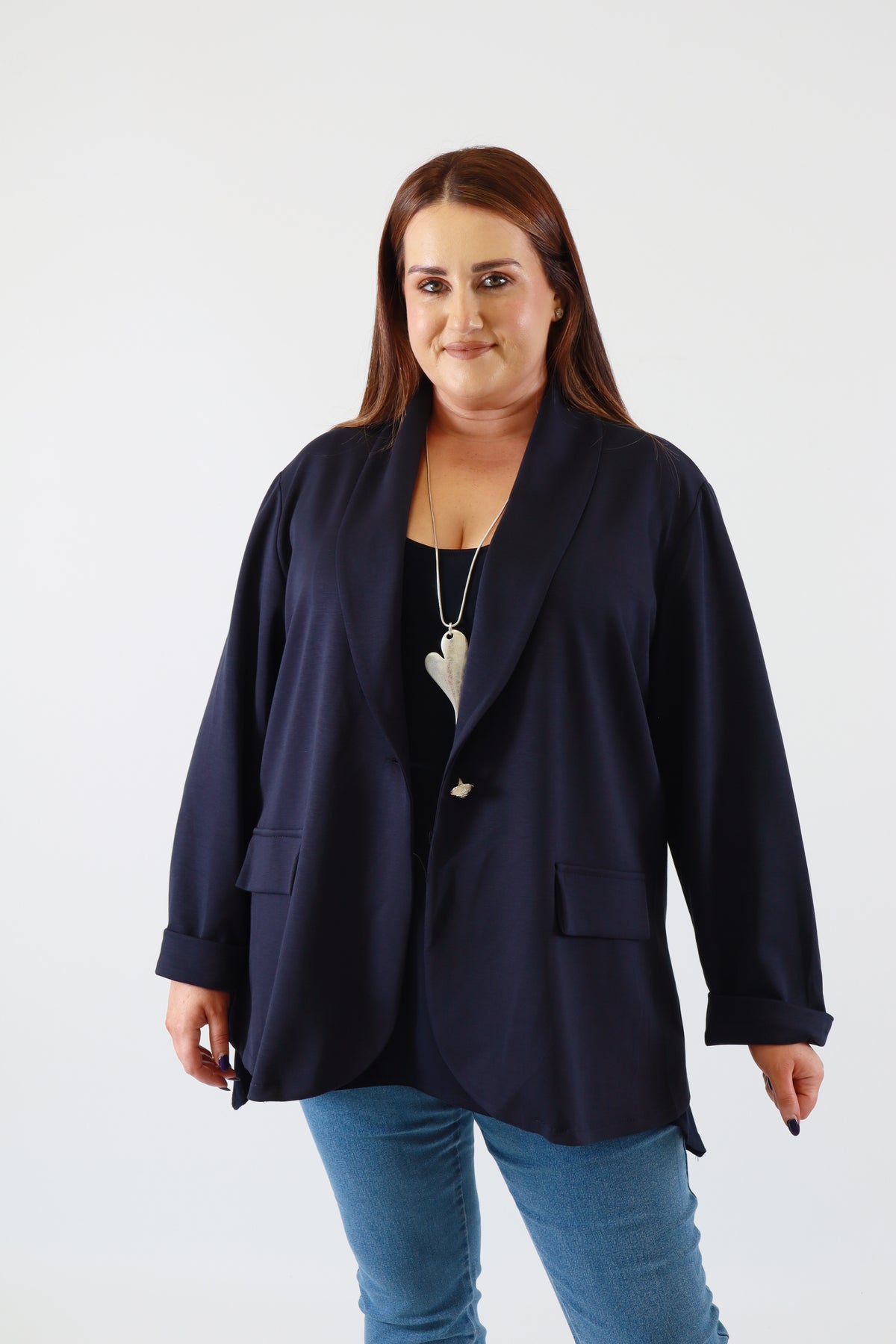 Liv Blazer in Navy