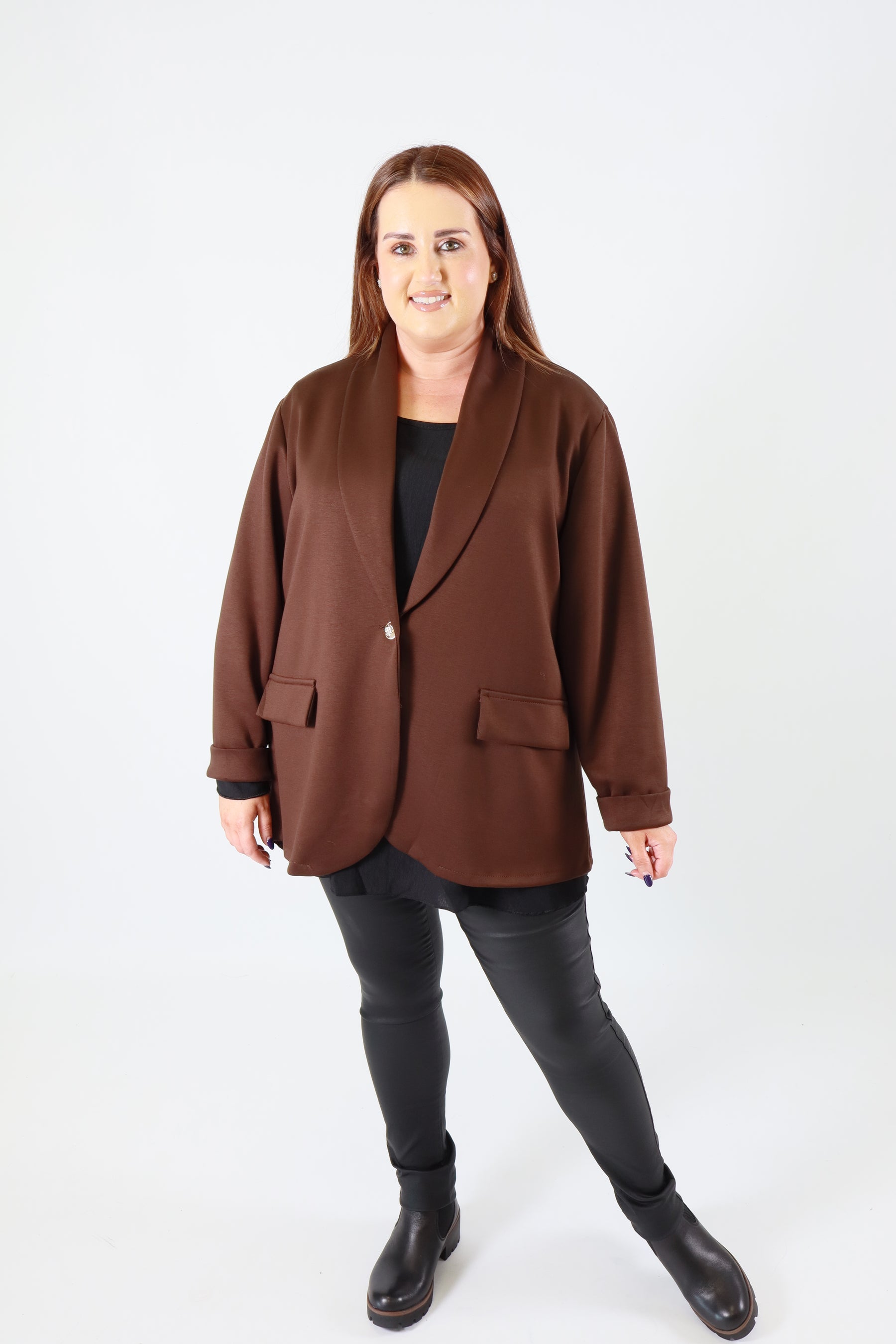 Liv Blazer in Brown