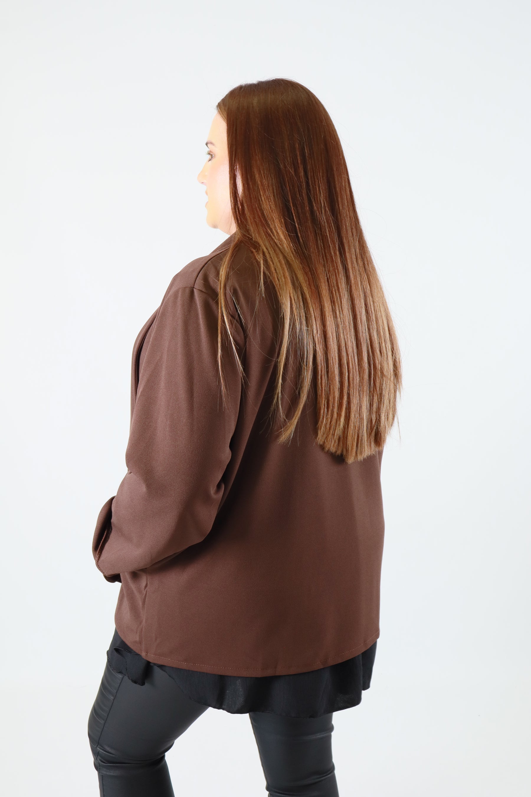 Esme Blazer in Chocolate