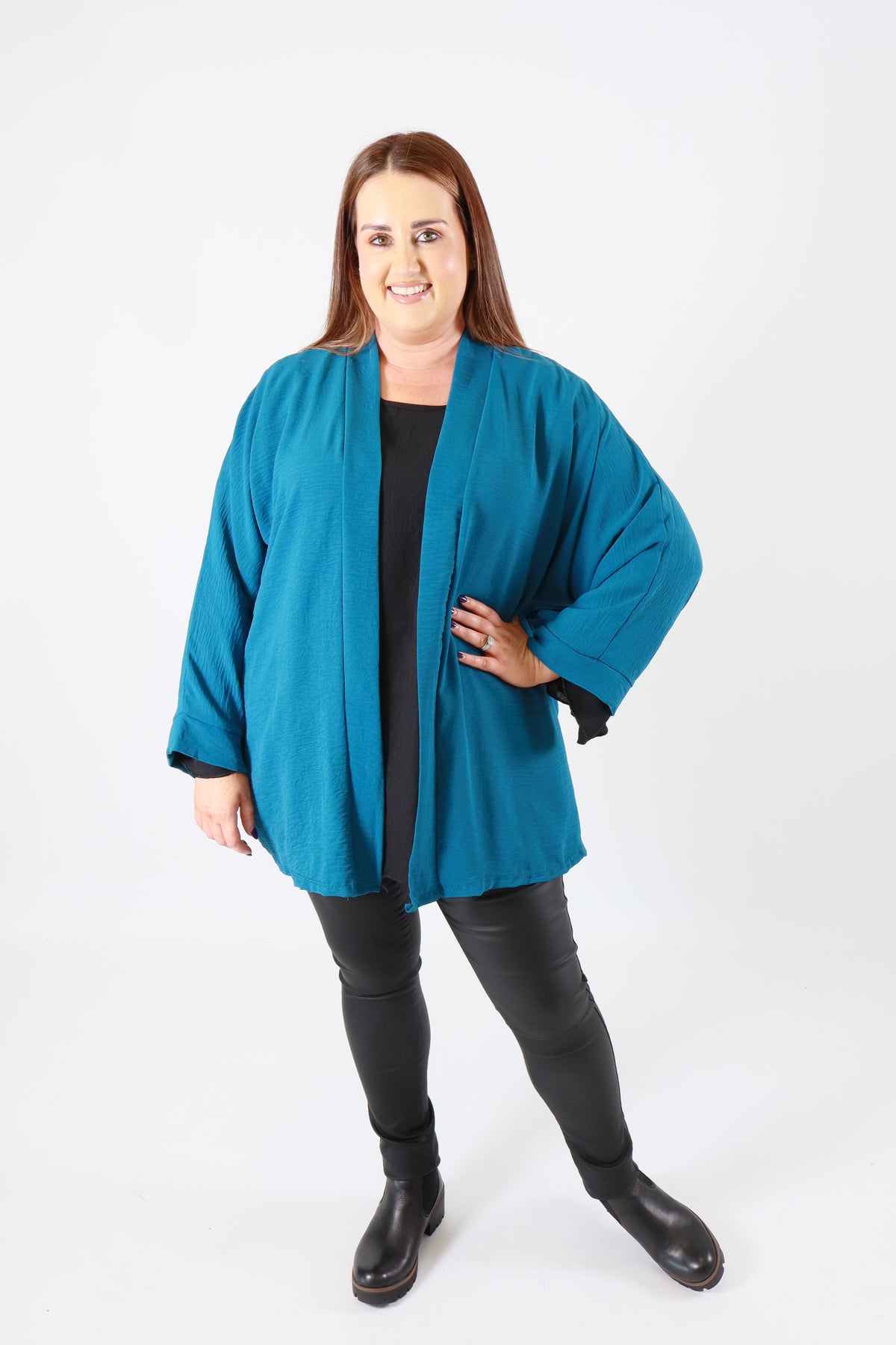 Lauren Cardigan in Teal