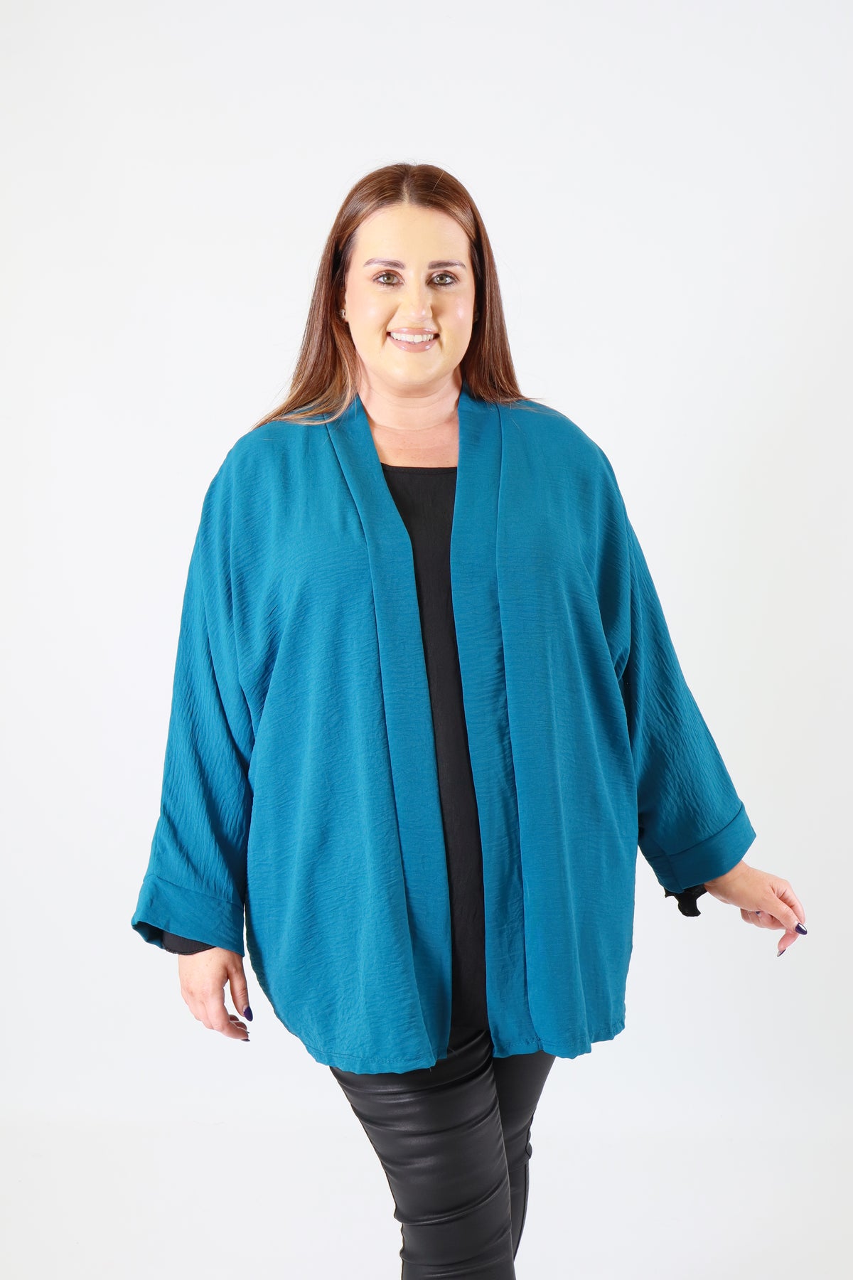 Lauren Cardigan in Teal