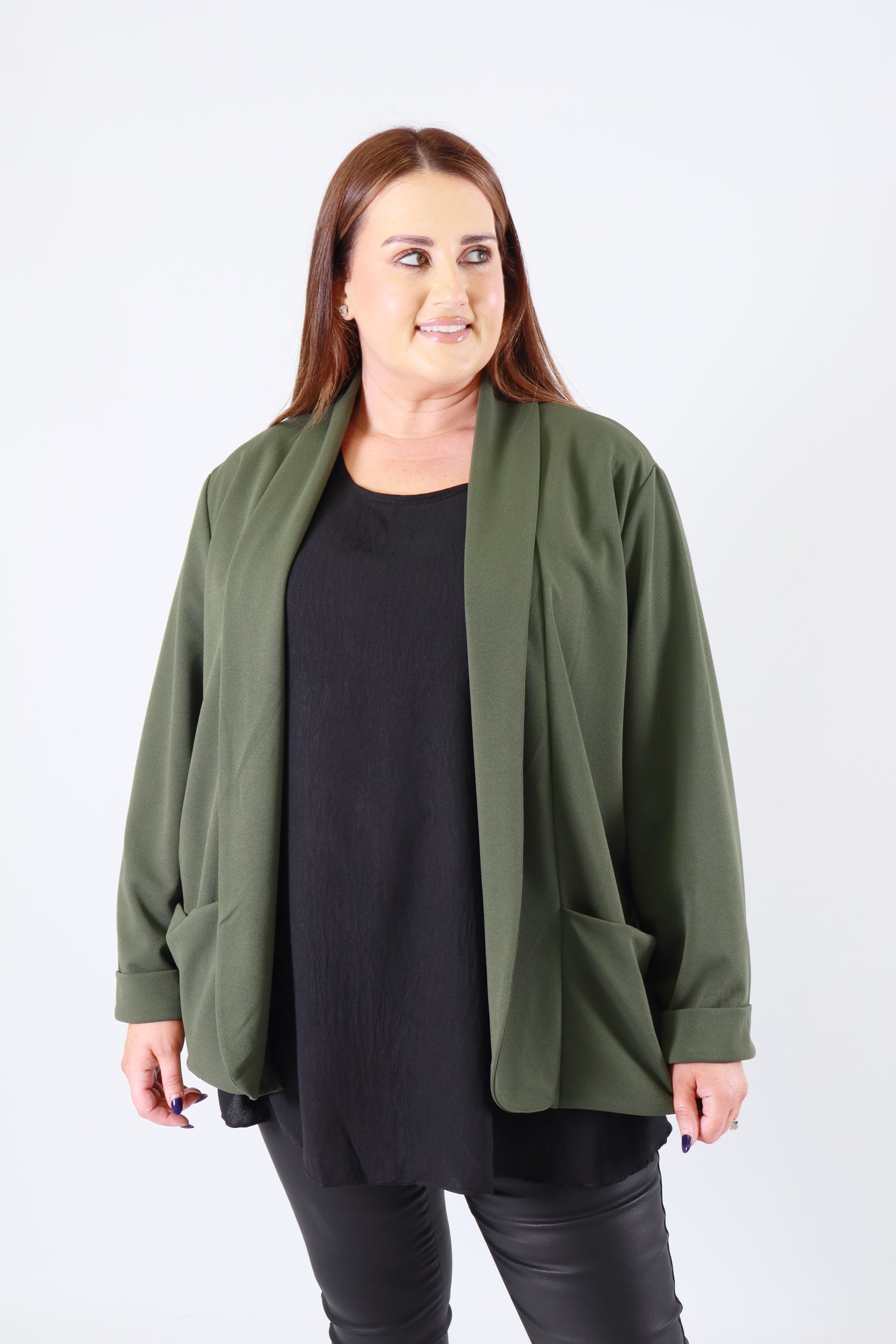 Esme Blazer in Khaki