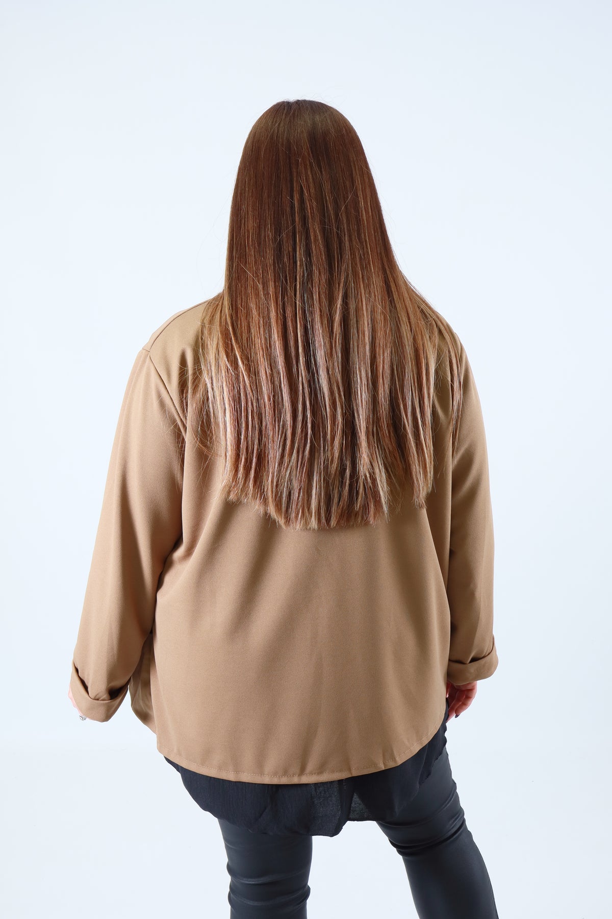 Esme Blazer in Tan