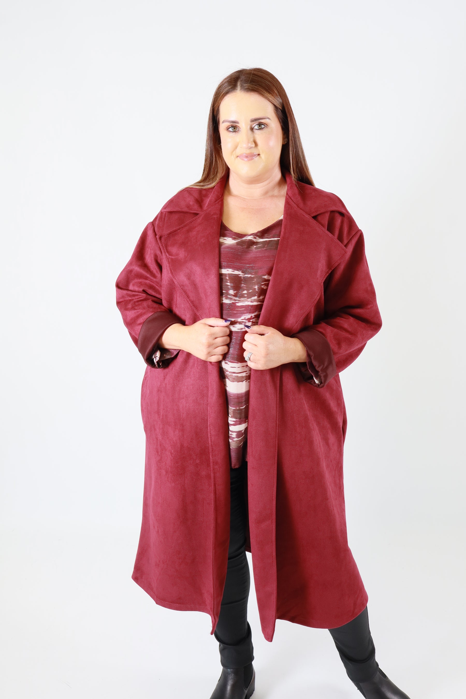 Ivy Jacket in Wine