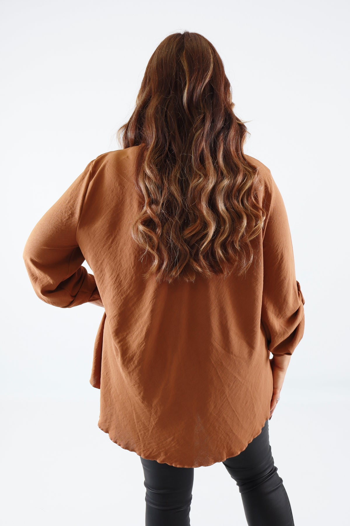 Molly Blouse in Tan