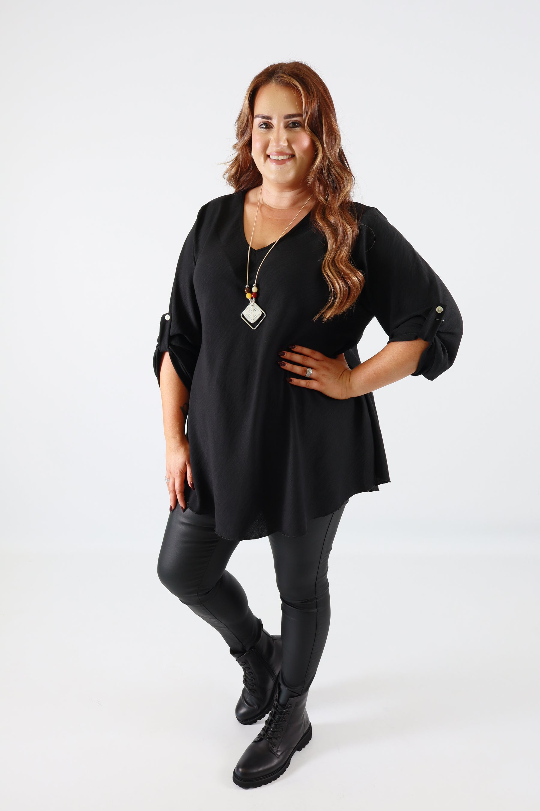 Molly Blouse in Black