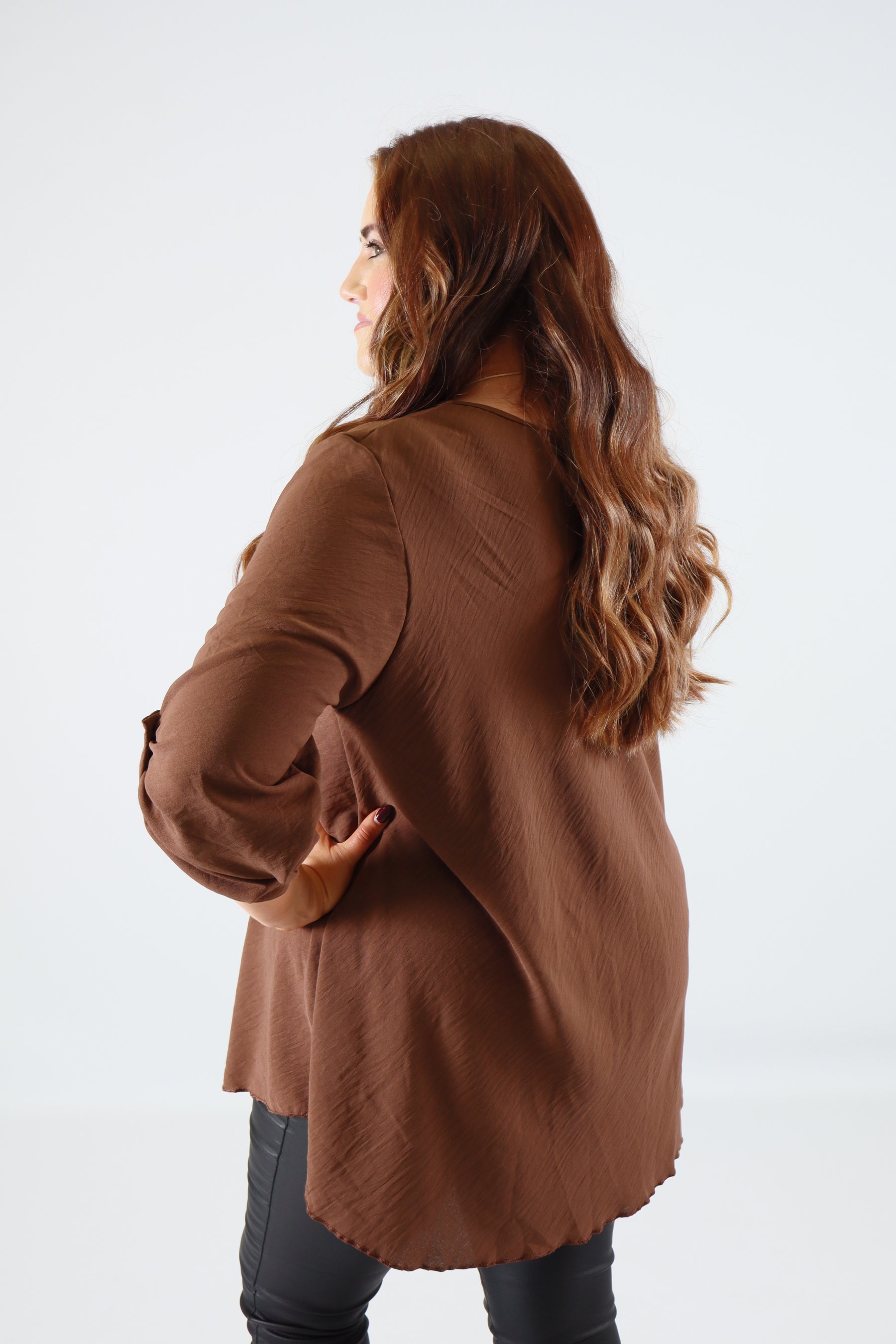 Molly Blouse in Brown