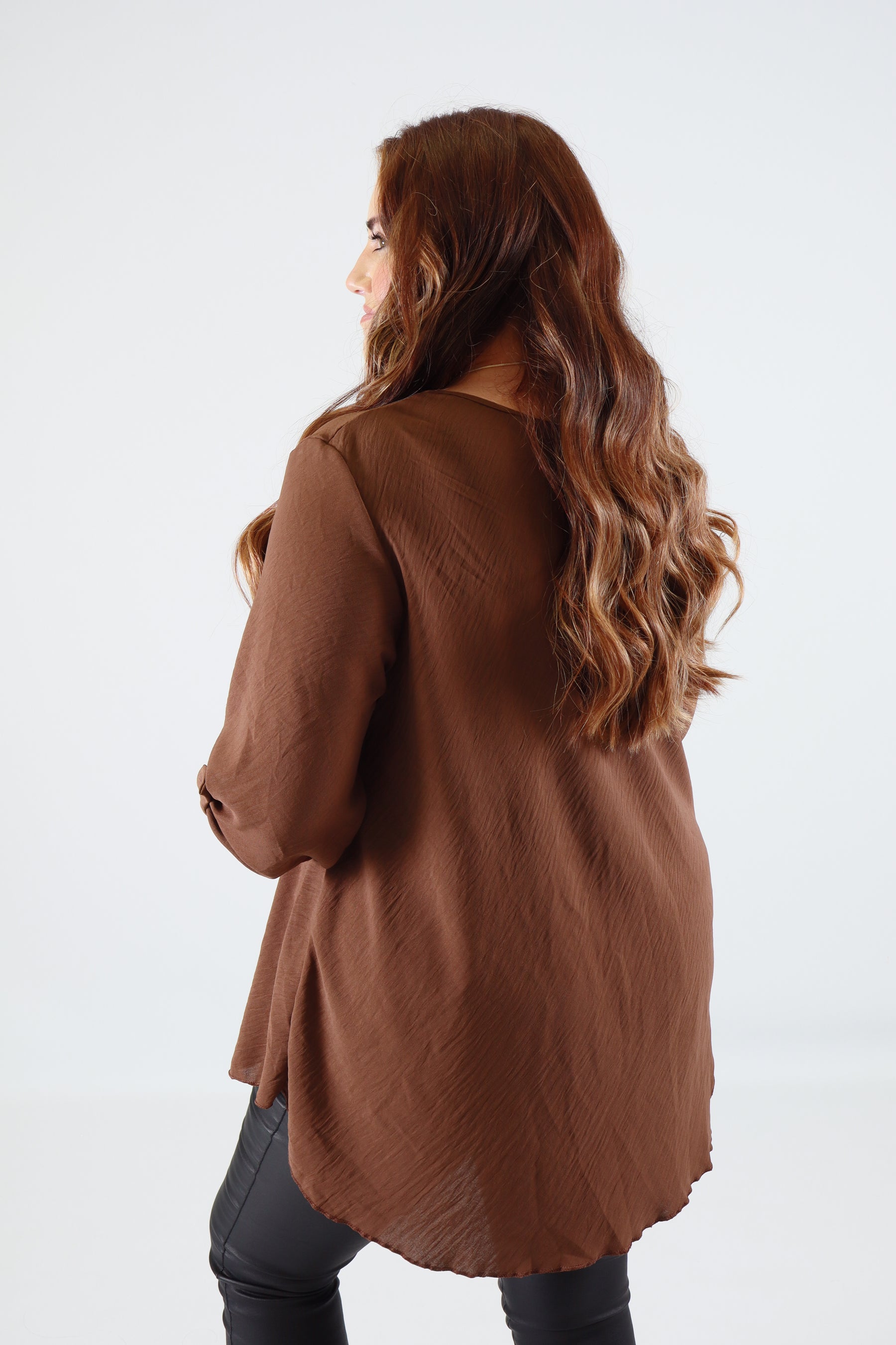 Molly Blouse in Brown