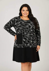 Jade Dress in Grey