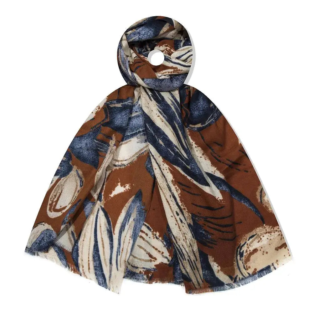 Jasmine Scarf in Navy