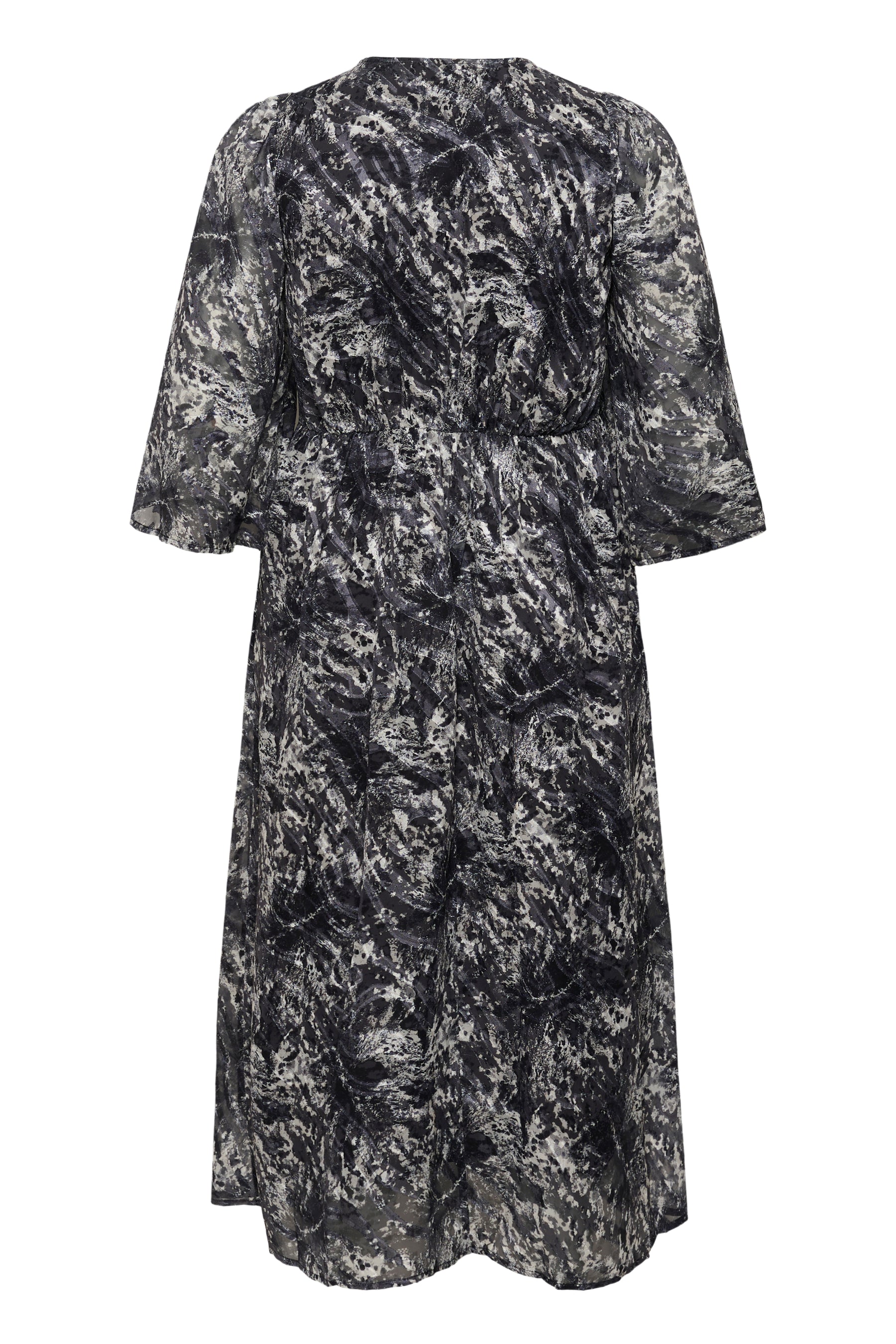 Kaffe Curve Alicia Dress in Grey