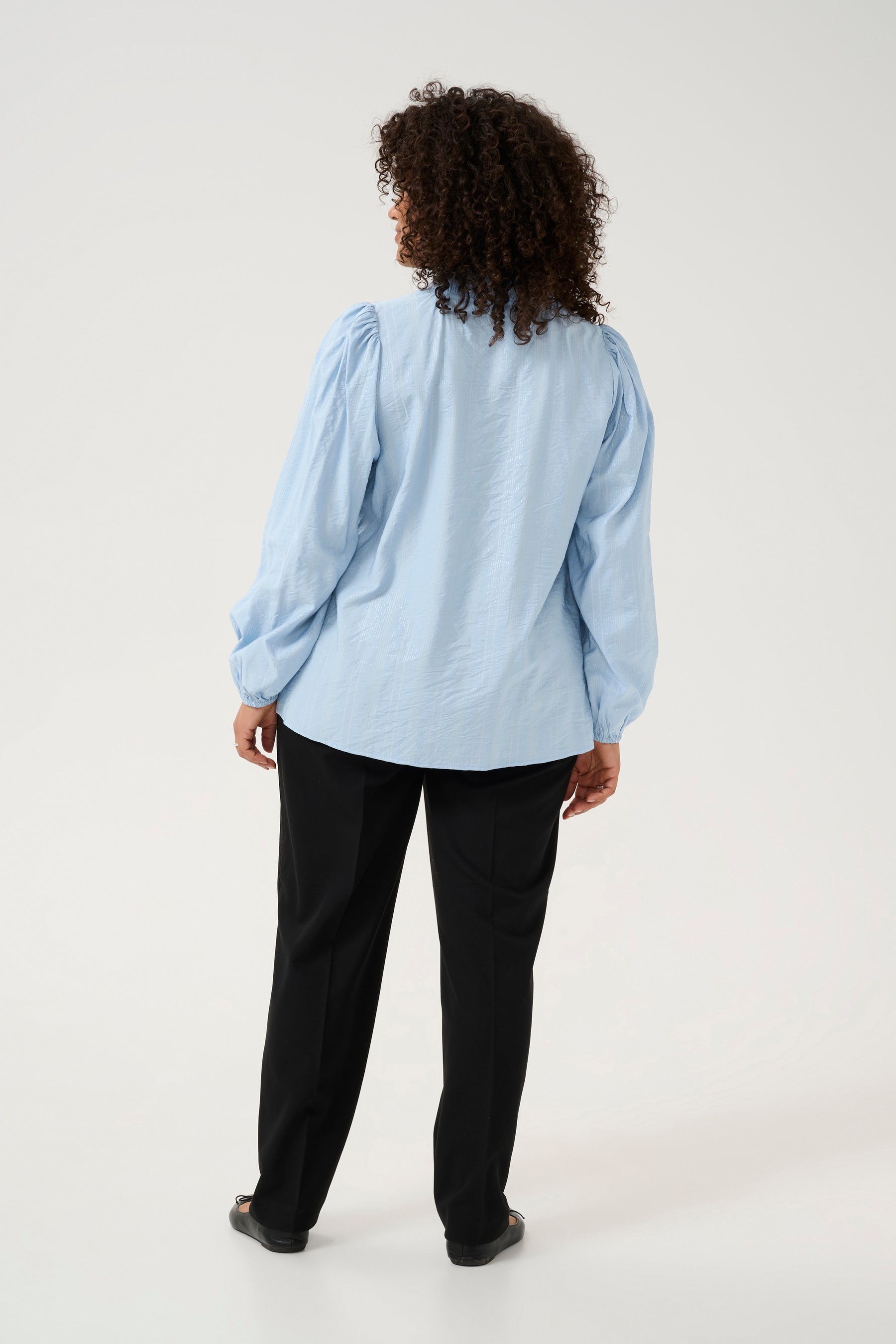 Kaffe Curve Anni Blouse in Blue