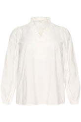 Kaffe Curve Anni Blouse in White