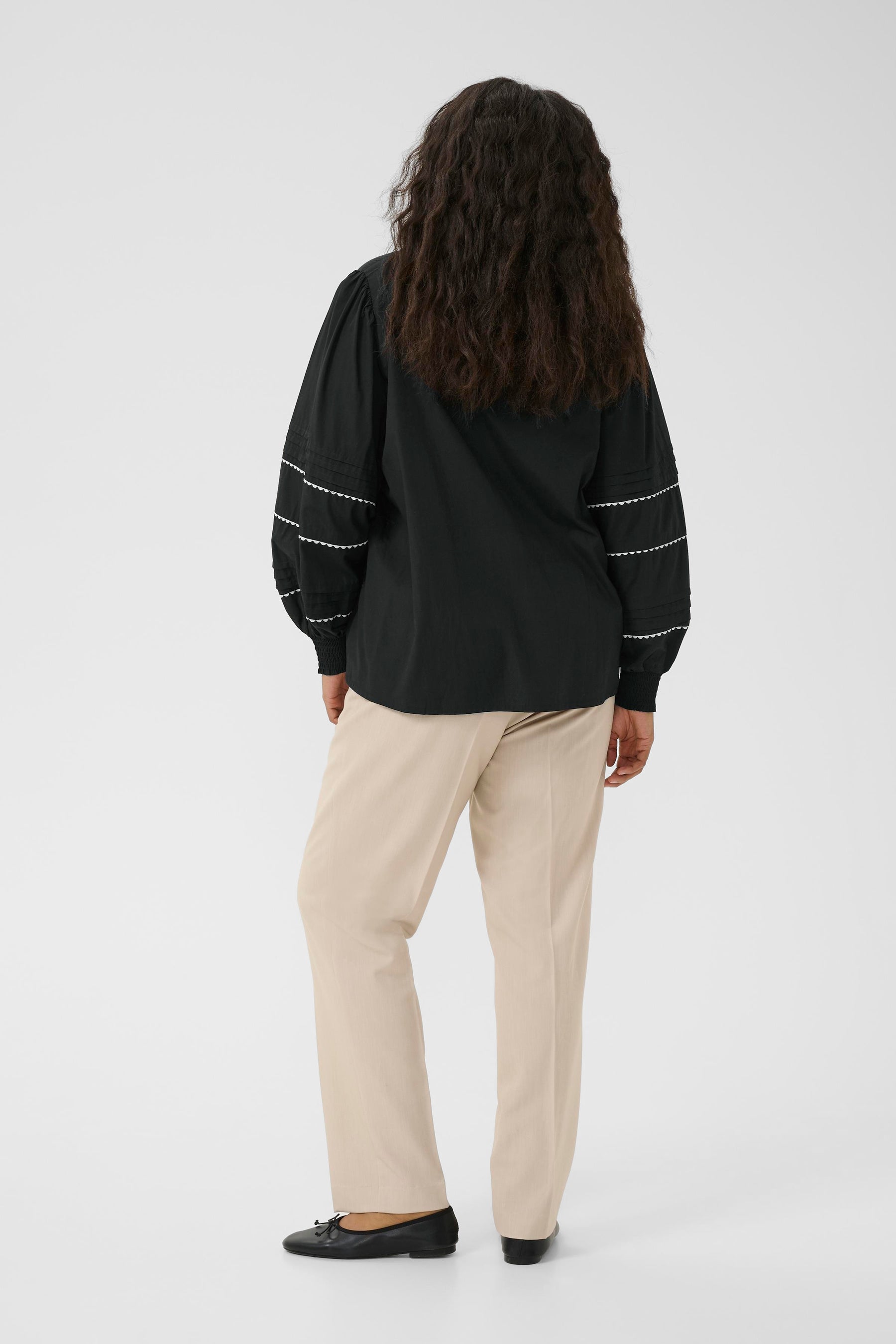 Kaffe Curve Ariel Blouse in Black