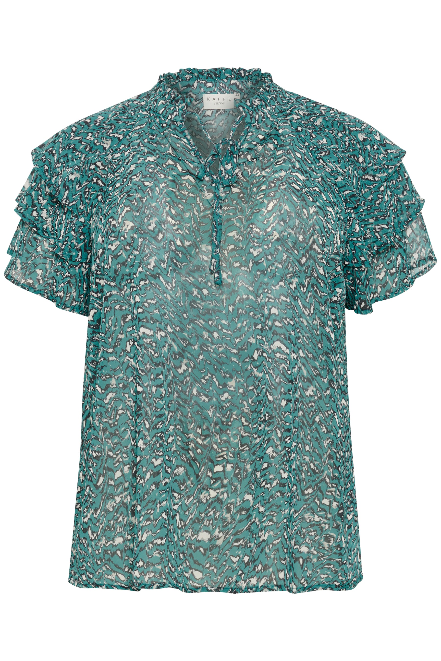 Kaffe Curve Belia Blouse in Teal