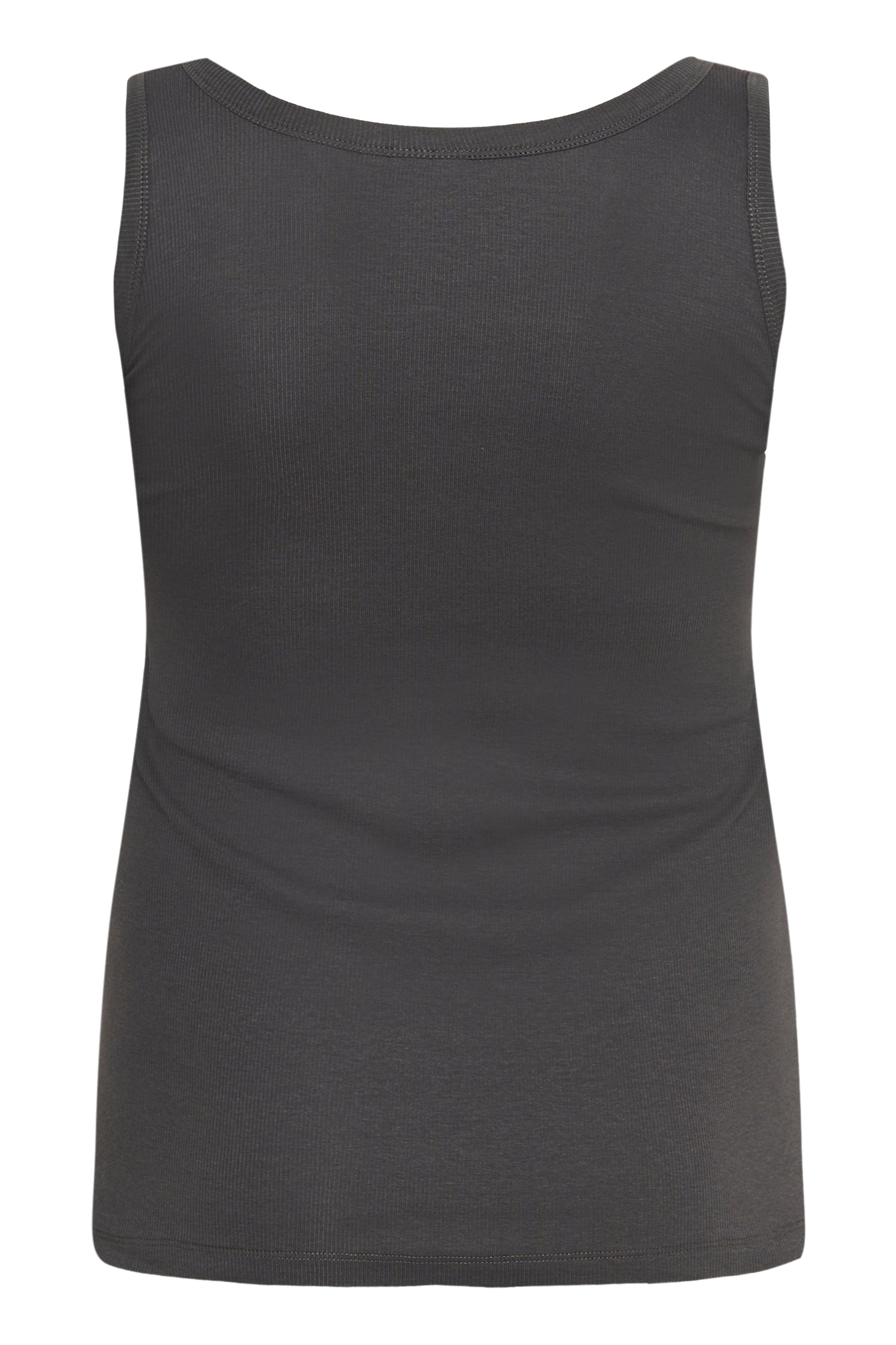 Kaffe Curve Carina Rhinestone Vest Top in Grey