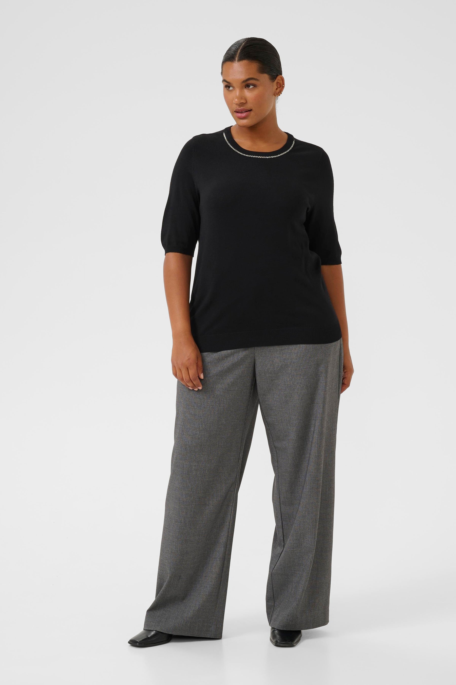 Kaffe Curve Carla Knit in Black