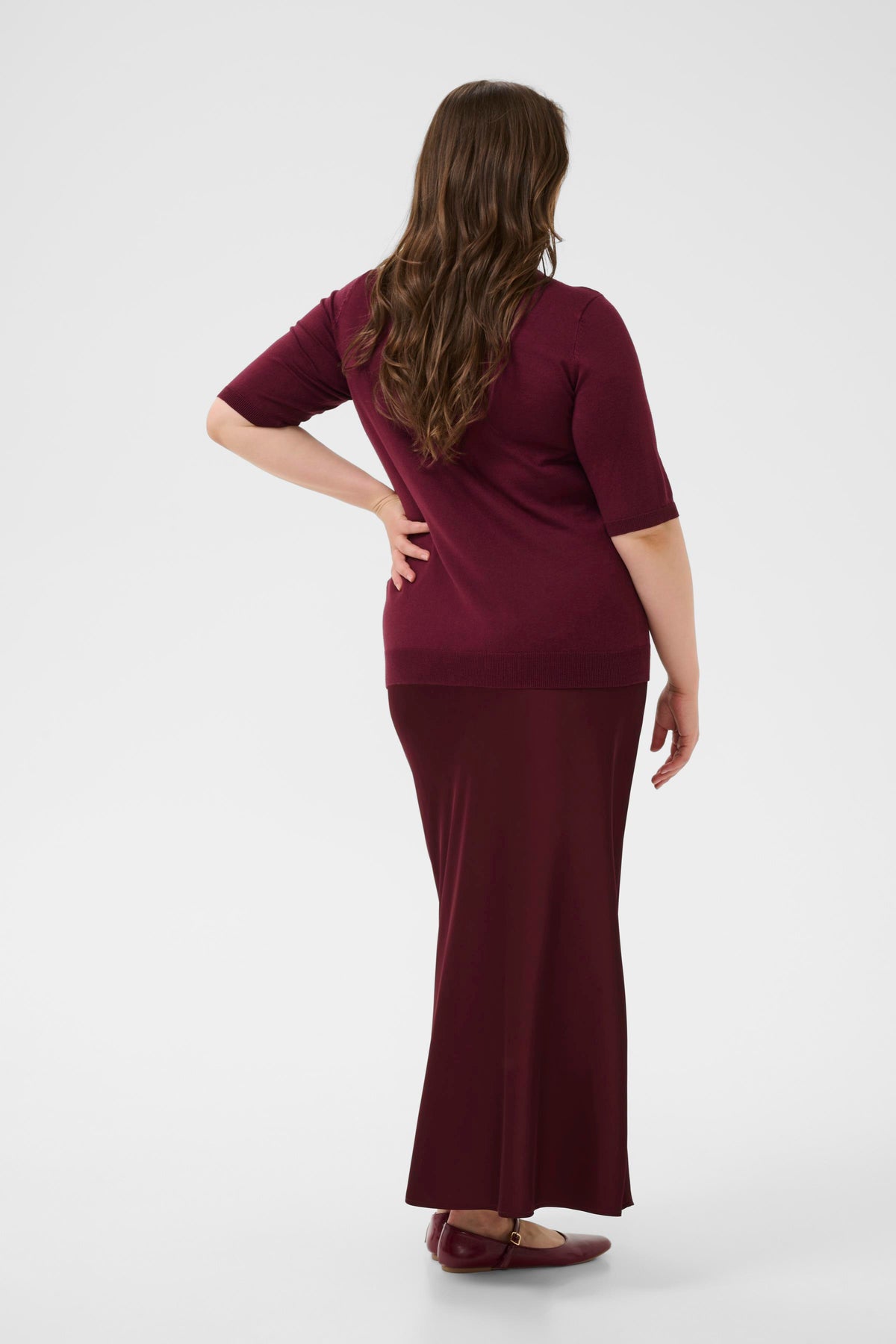 Kaffe Curve Carla Knit in Wine