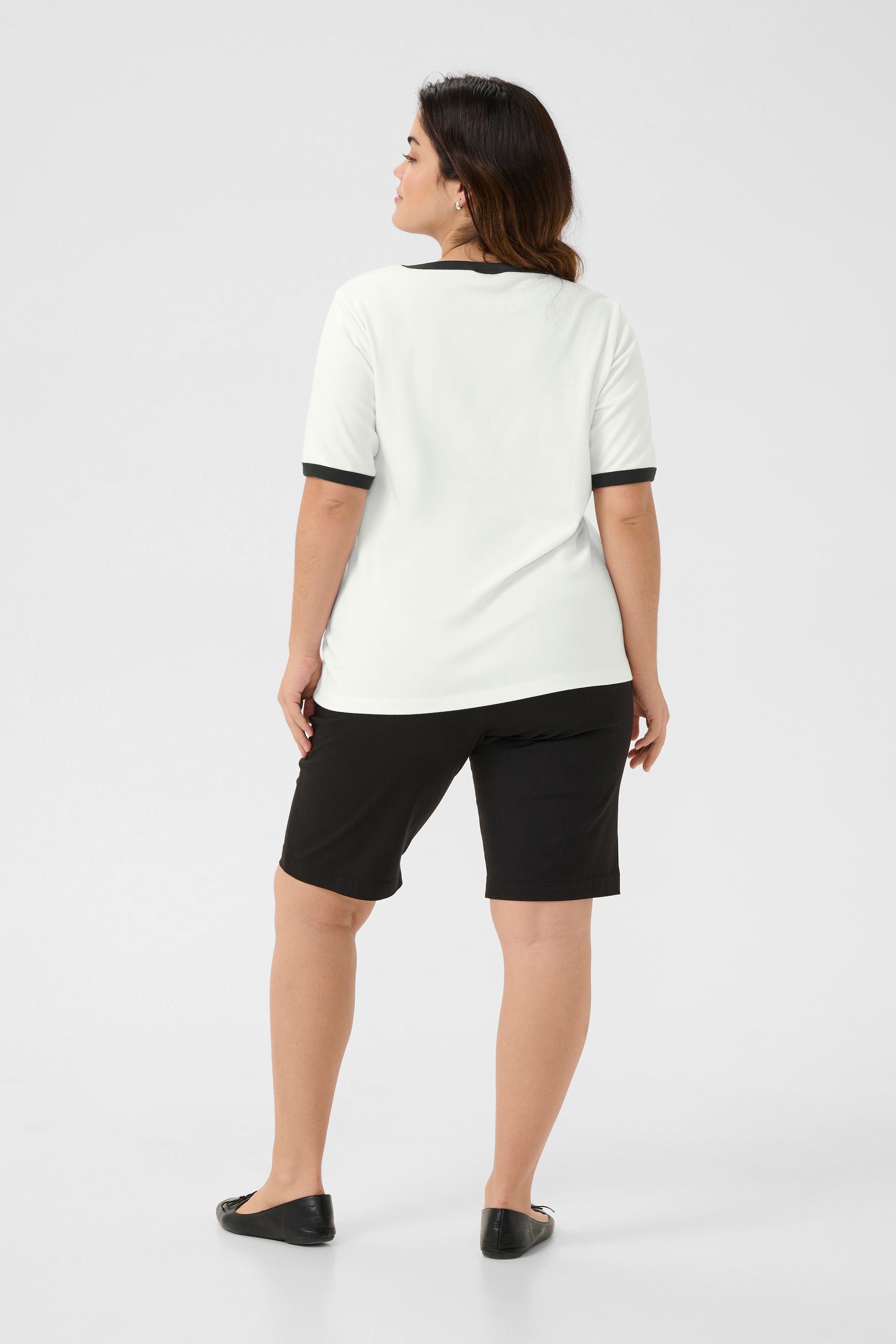 Kaffe Curve Cliana T-Shirt in Black