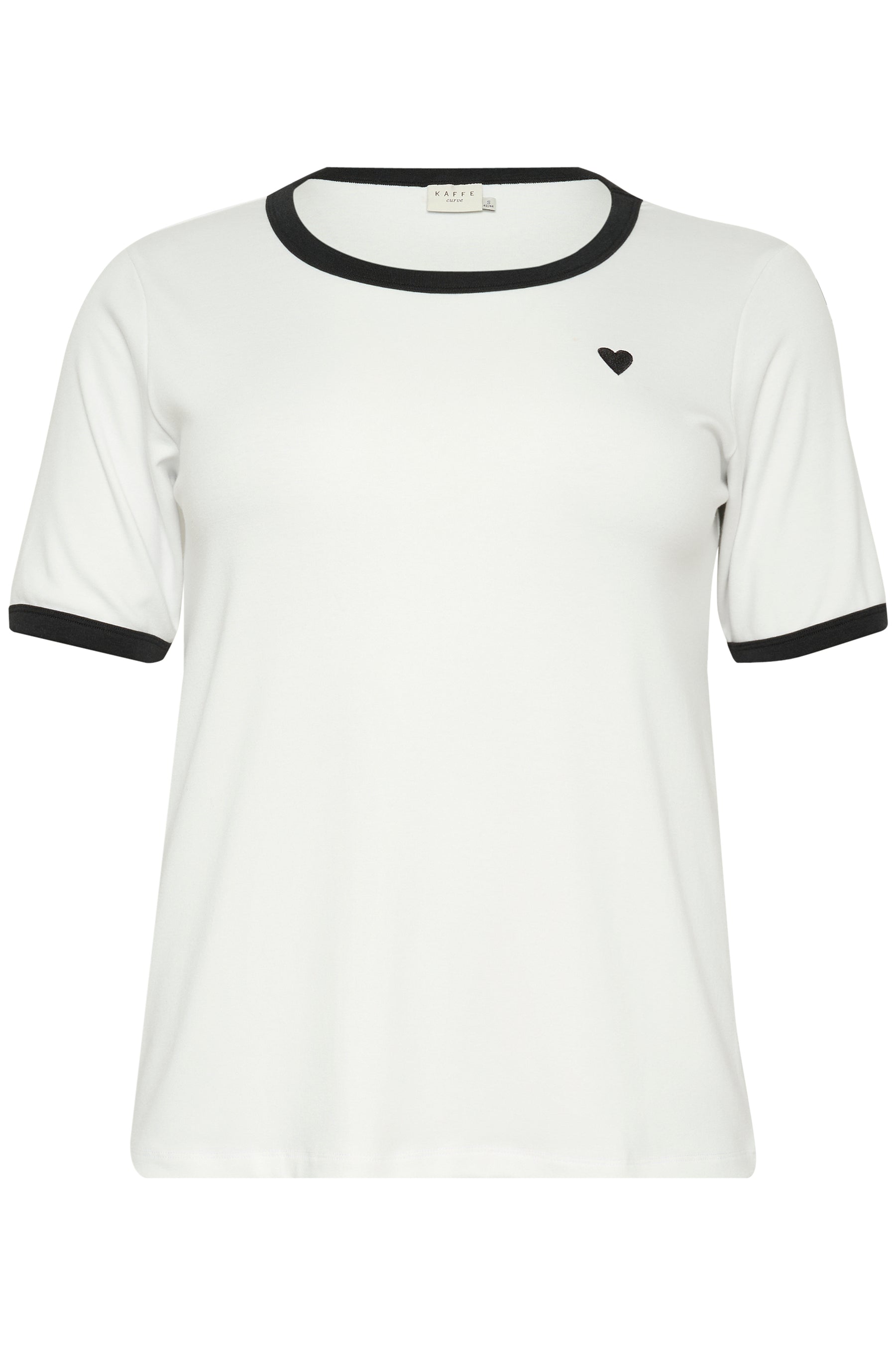 Kaffe Curve Cliana T-Shirt in Black