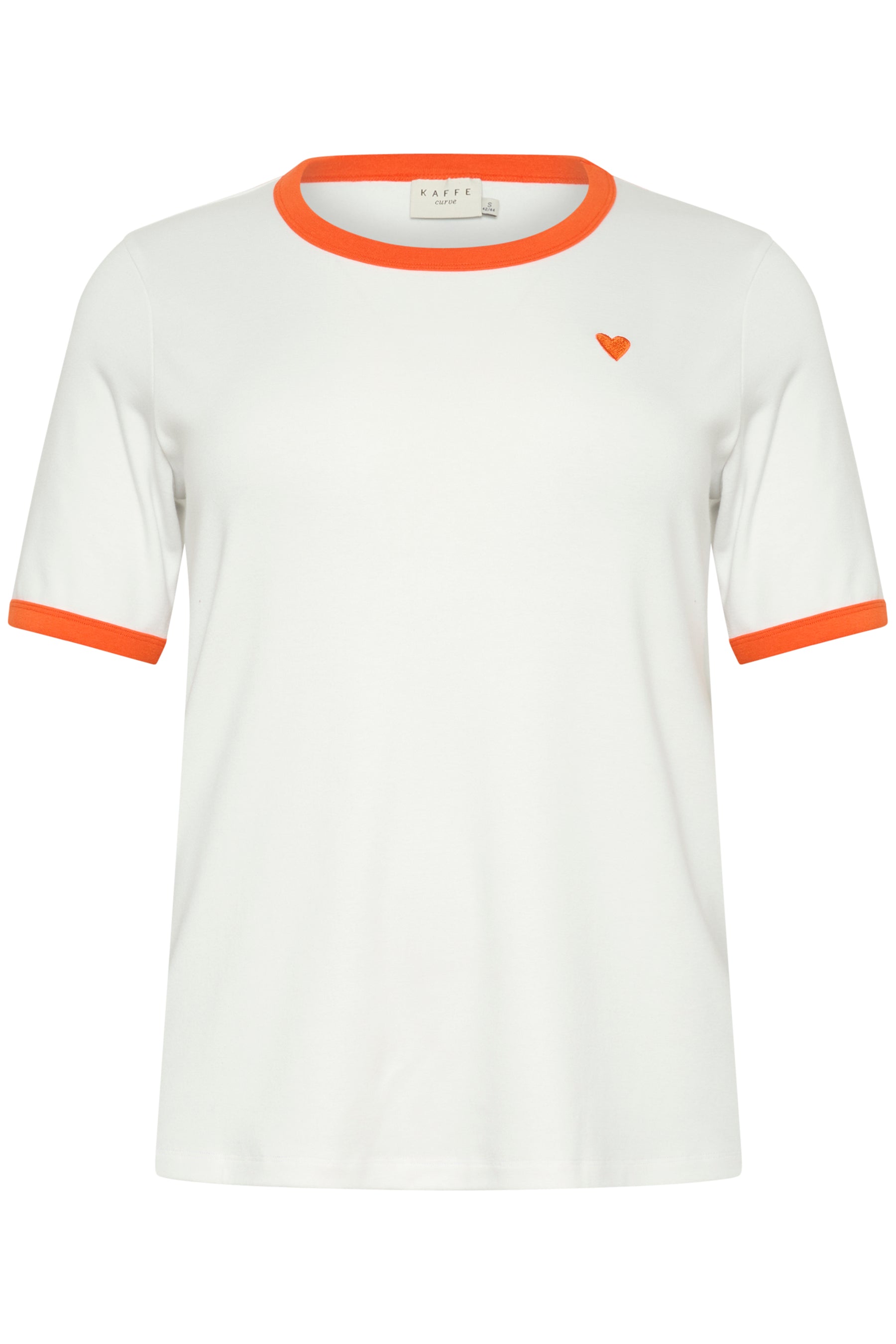 Kaffe Curve Cliana T-Shirt in Orange