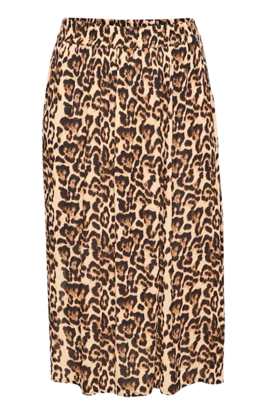 Kaffe Curve Edina Leopard Skirt