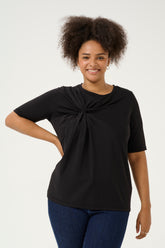 Kaffe Curve Eloisa T-Shirt in Black