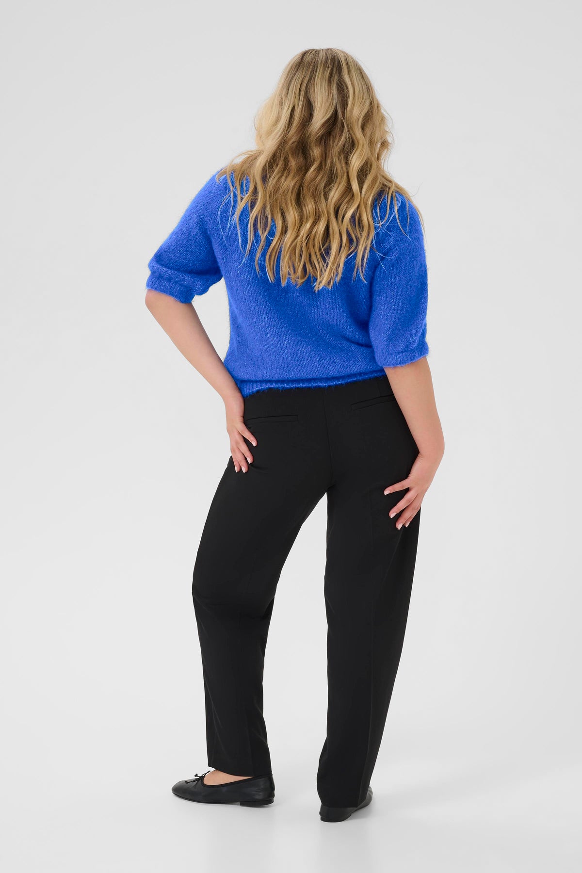 Kaffe Curve Emilia Cardigan in Blue