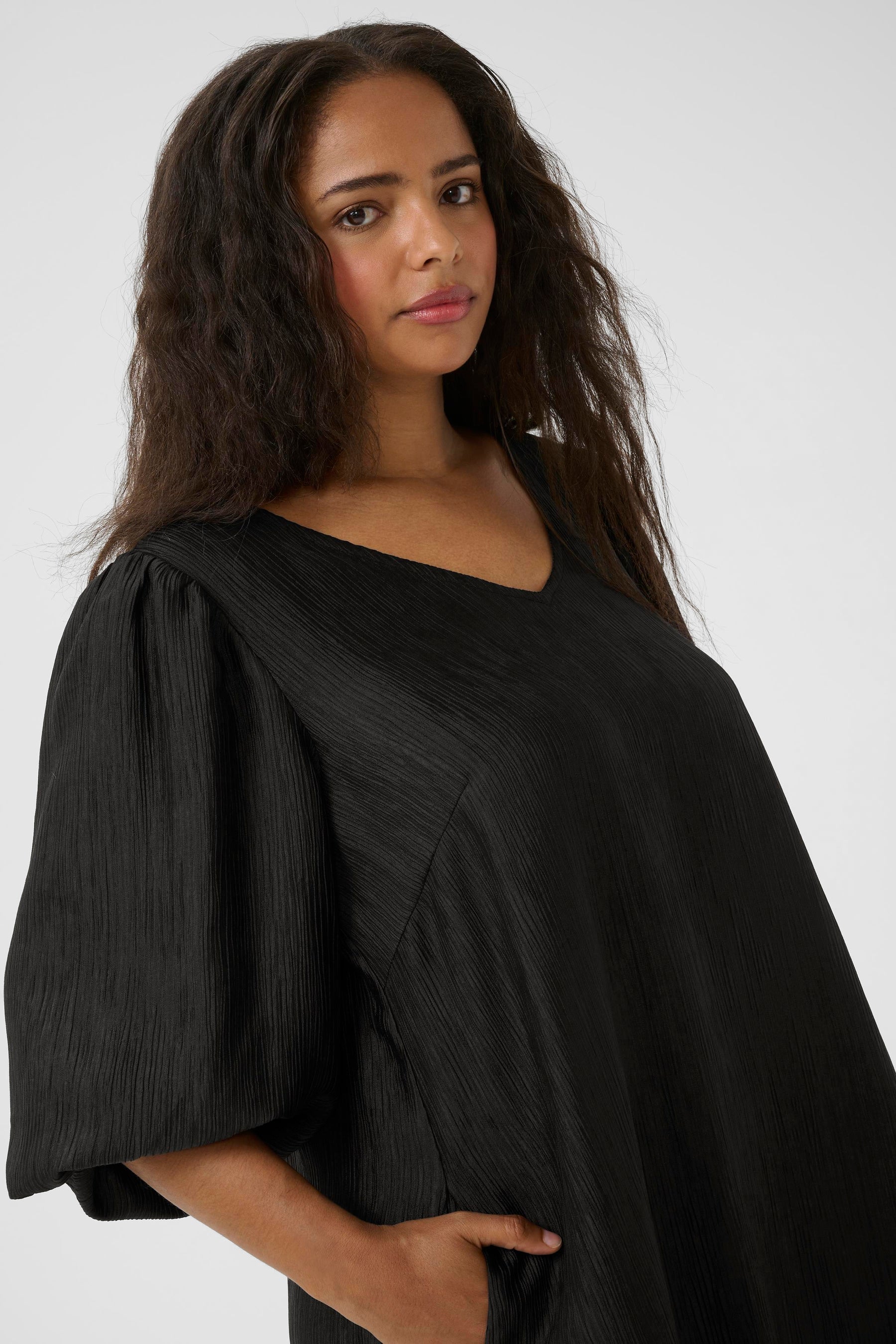 Kaffe Curve Girla Dress in Black