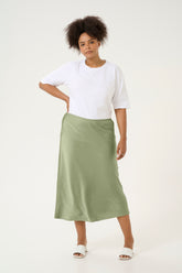 Kaffe Curve Hilla Skirt in Green