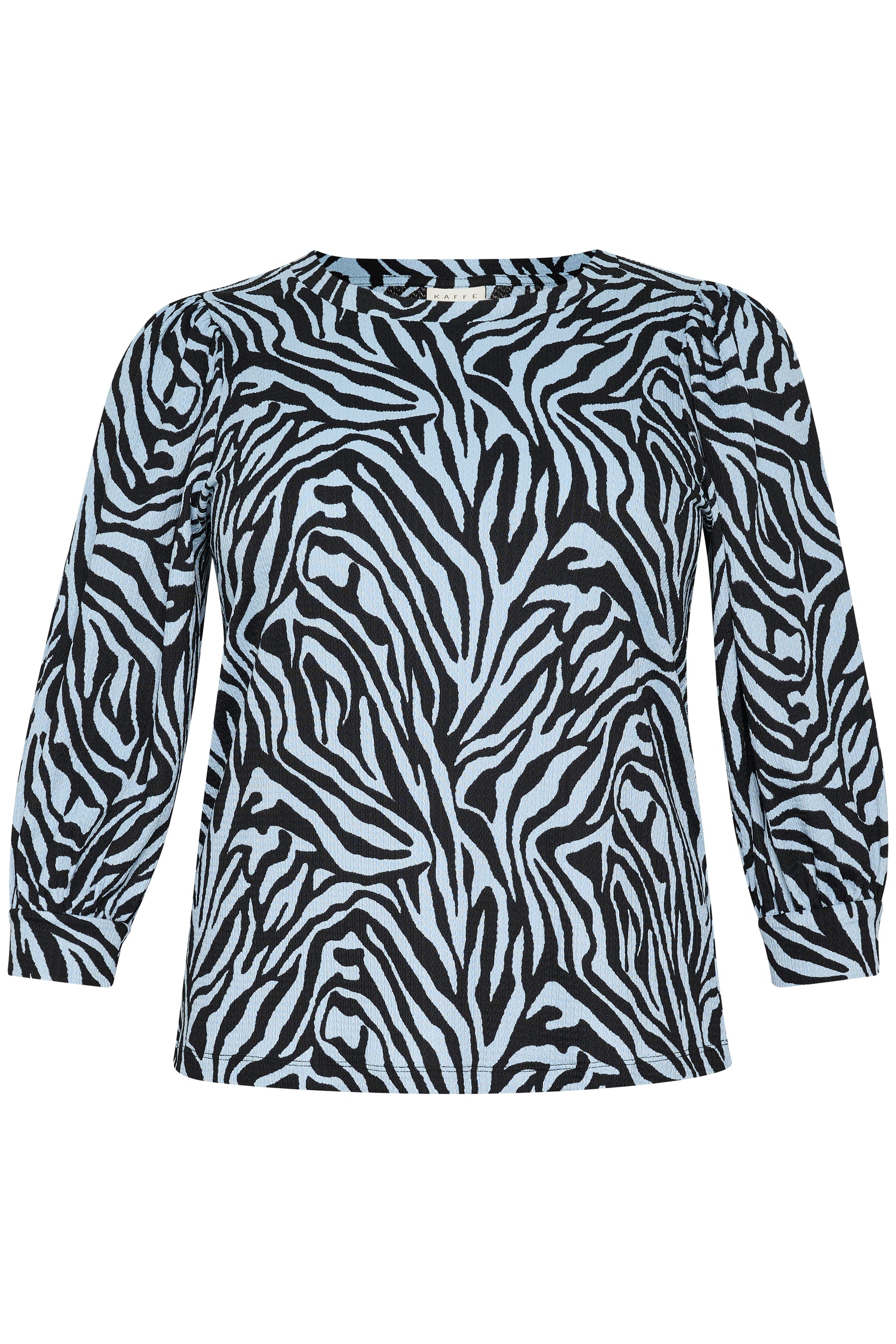 Kaffe Curve Ivena Top in Blue