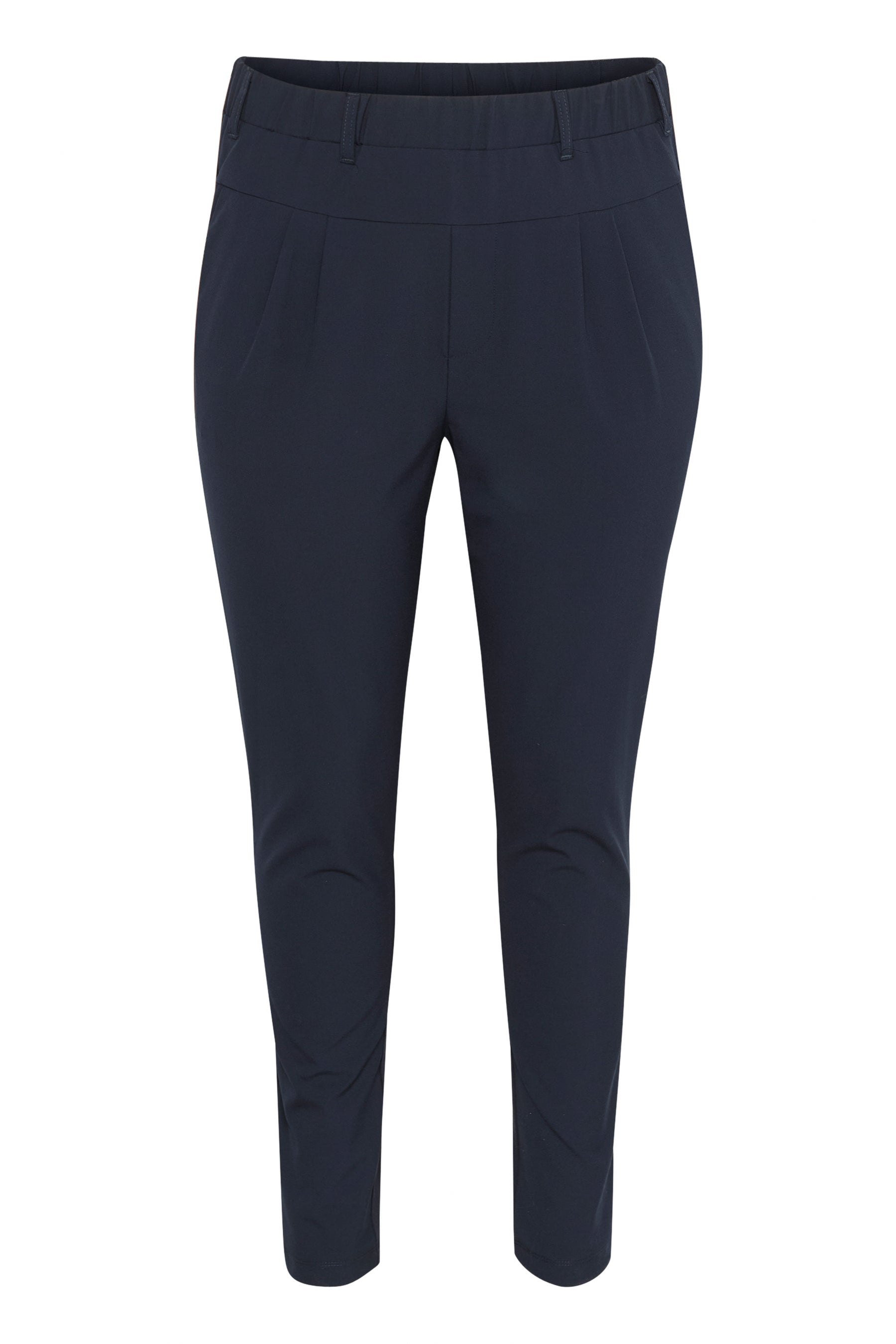 Kaffe Curve Jia Trousers in Navy
