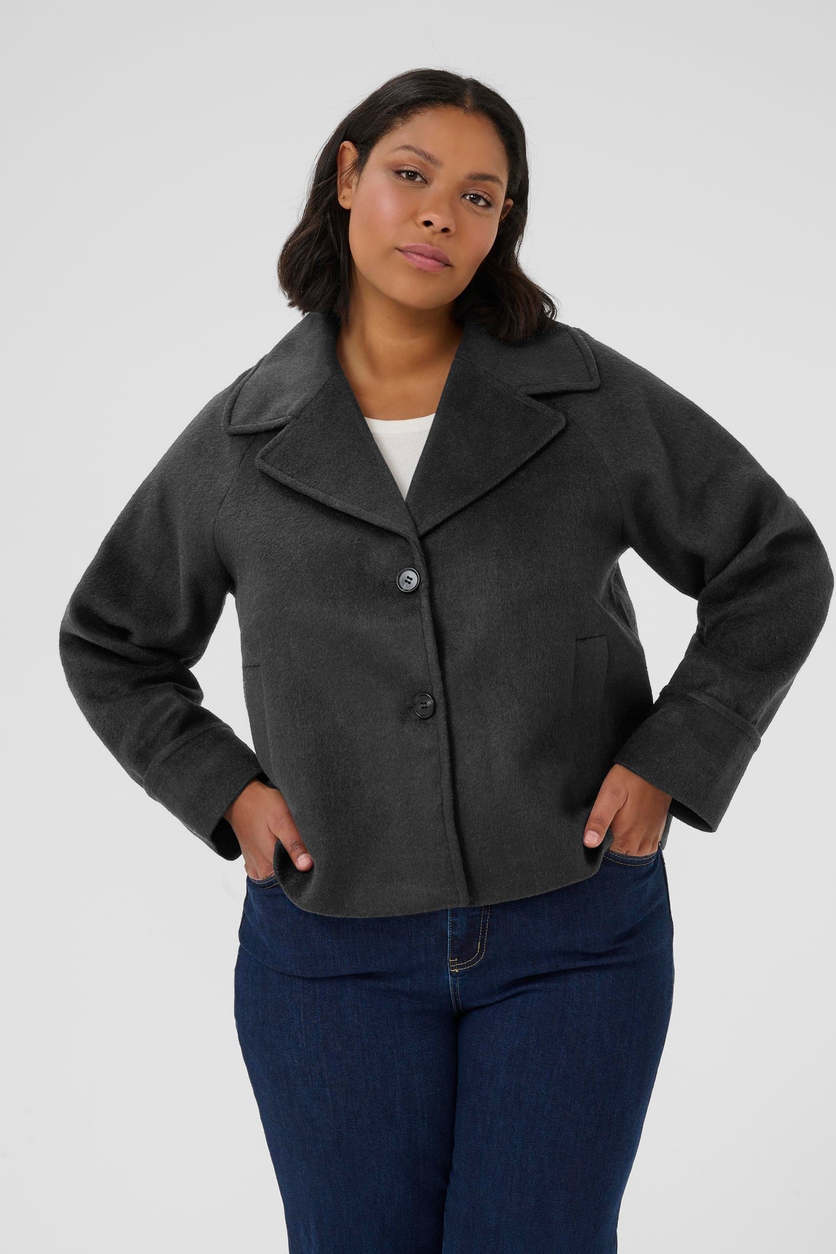 Kaffe Curve Julian Jacket in Black