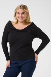 Kaffe Curve Kiala T-Shirt Black