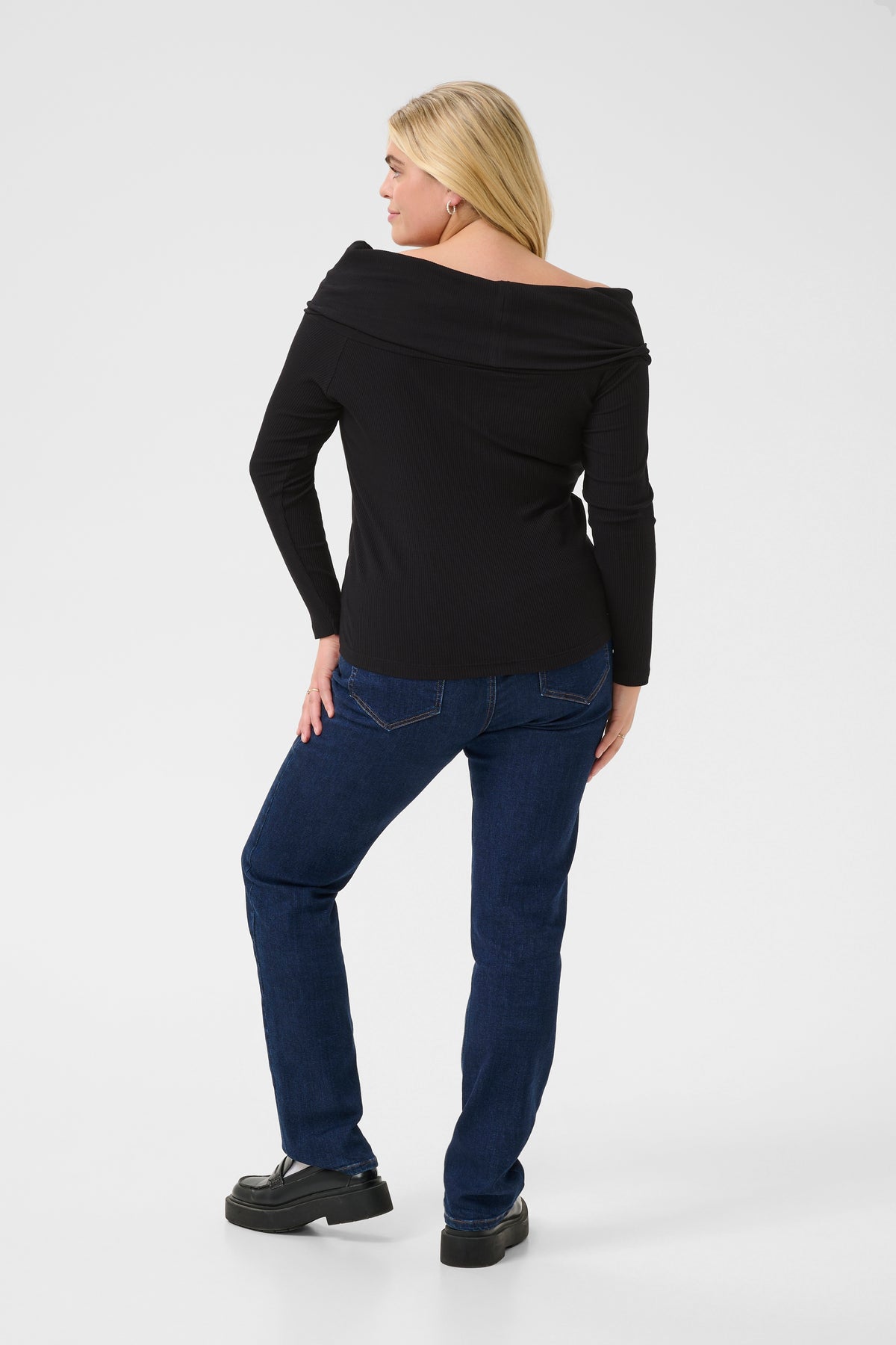 Kaffe Curve Kiala T-Shirt Black