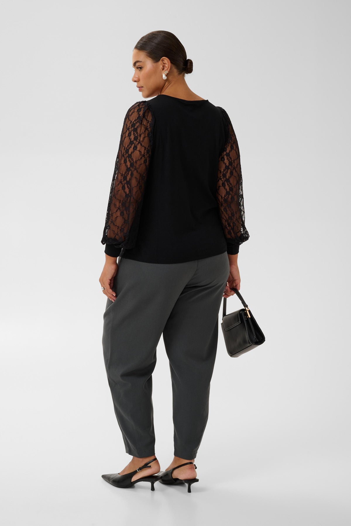 Kaffe Curve Leona Blouse in Black