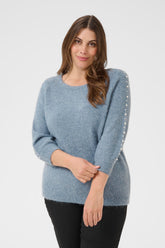 Kaffe Curve Letty Jumper in Blue