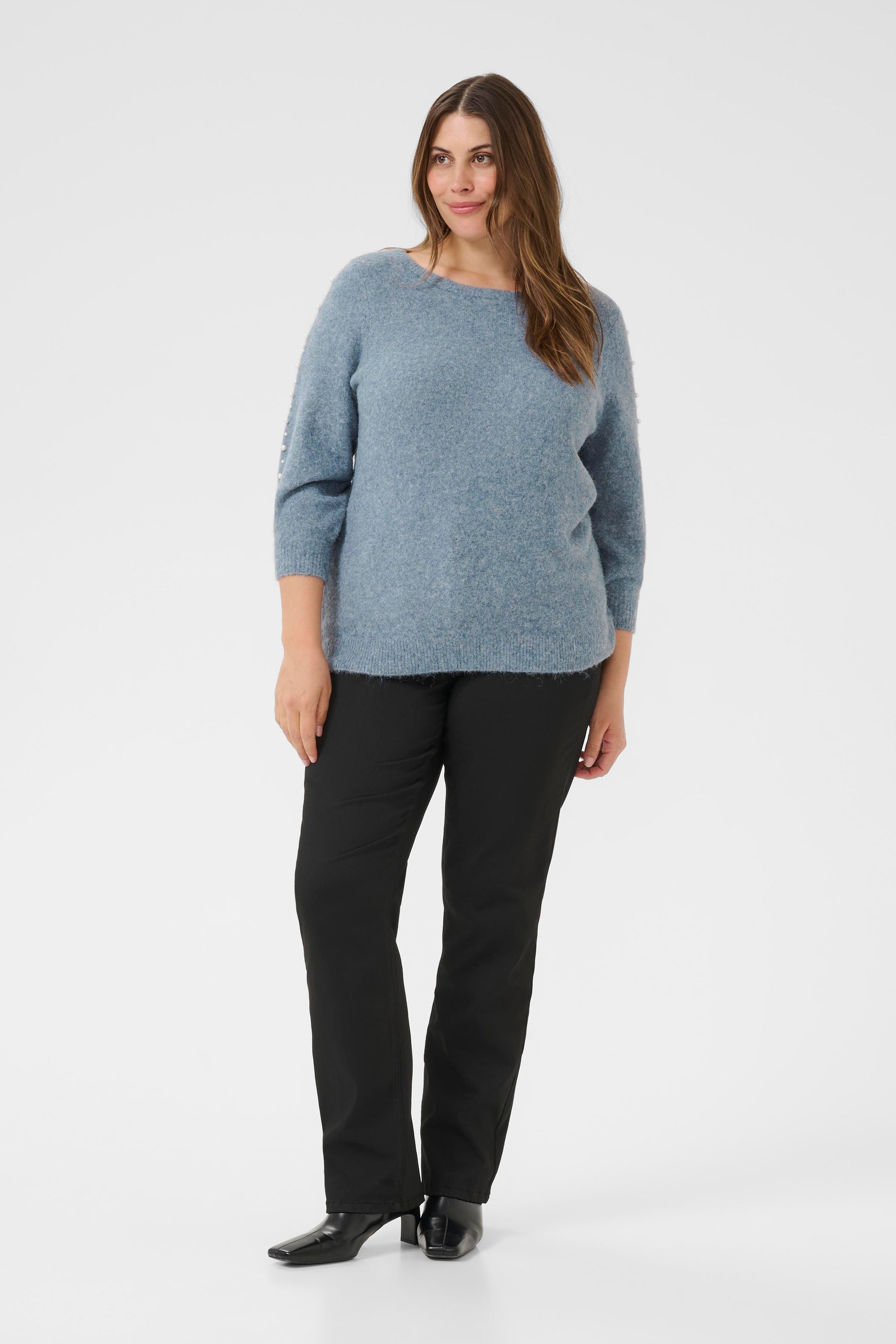 Kaffe Curve Letty Jumper in Blue