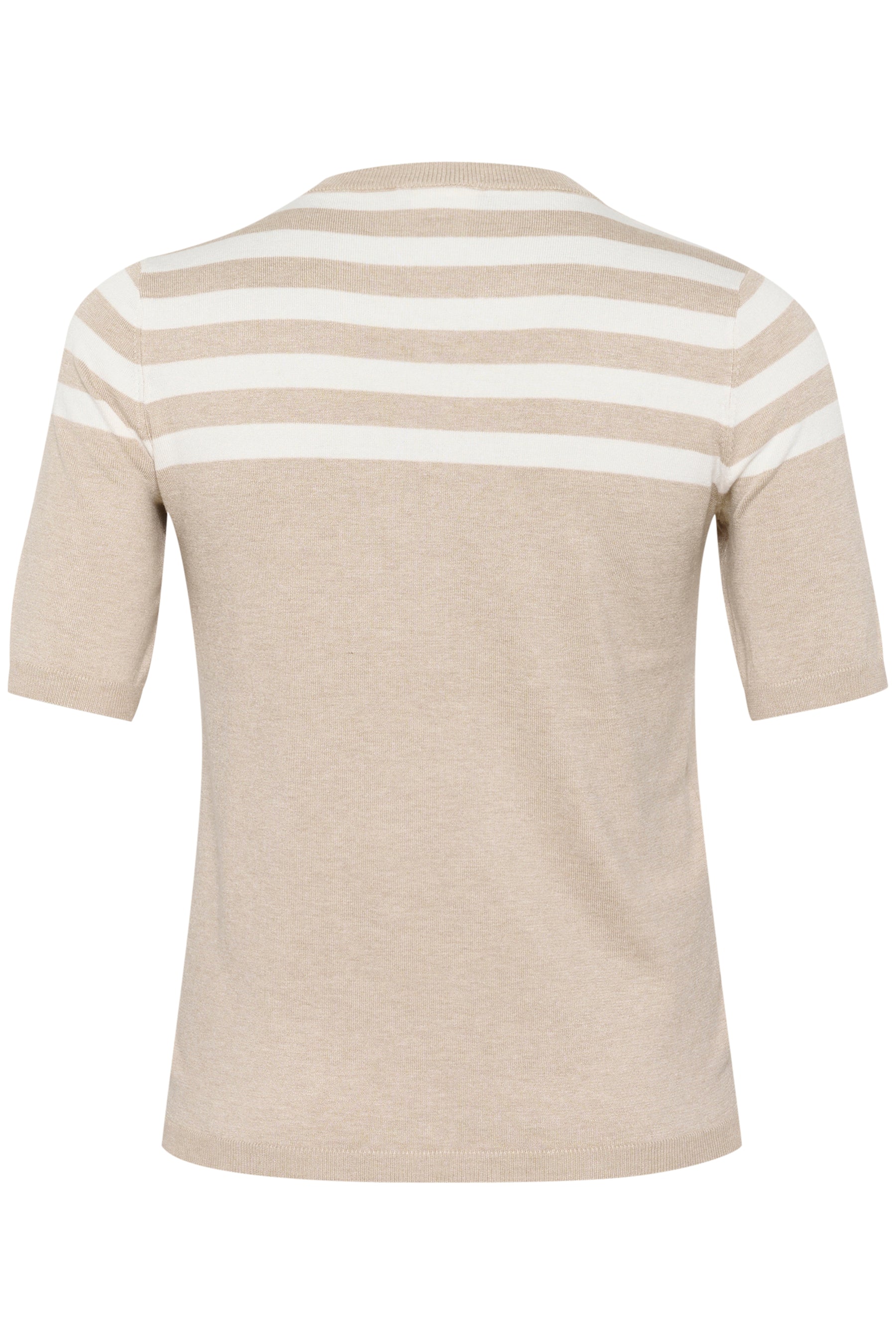 Kaffe Curve Lizzy Knit Top in Beige